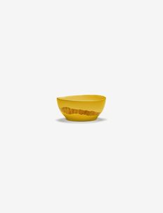 BOWL S YELLOW-STRIPES RED FEAST BY OTTOLENGHI SET/4, Serax