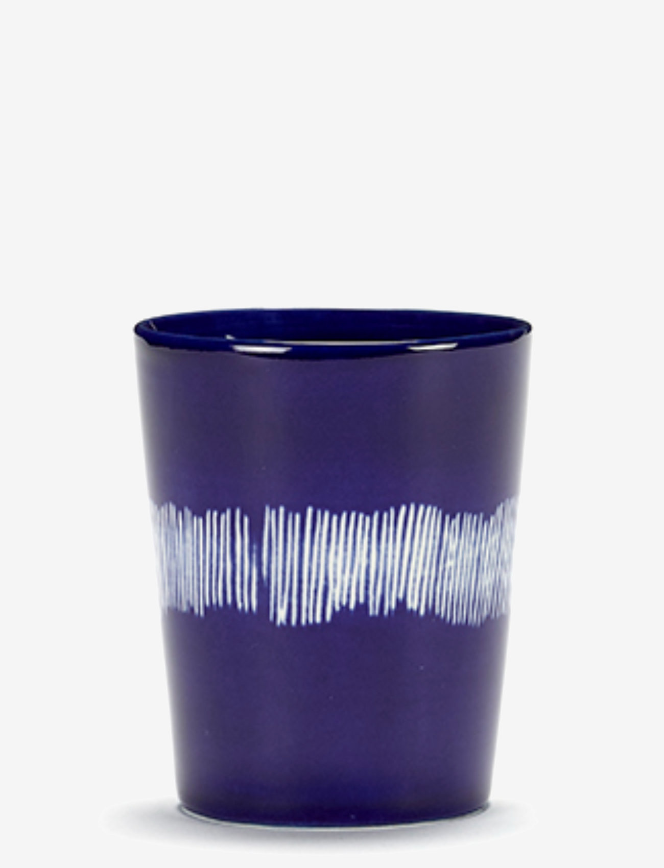 Serax - TEA CUP 33CL DARK BLUE-WHITE FEAST BY OTTOLENGHI SET/4 - teetassen - blue - 2