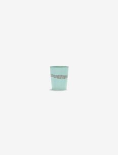 TEA CUP 33CL AZURE-STRIPES RED FEAST BY OTTOLENGHI, Serax
