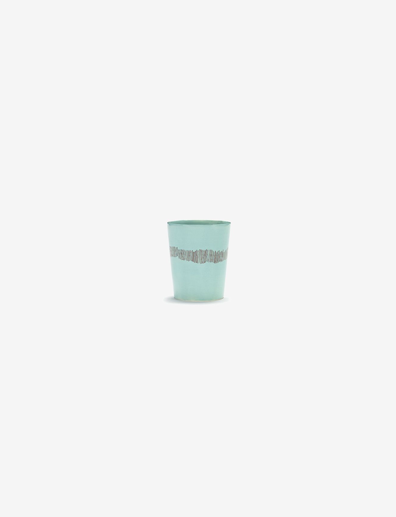 Serax - TEA CUP 33CL AZURE-STRIPES RED FEAST BY OTTOLENGHI SET/4 - filiżanki do herbaty - blue - 0