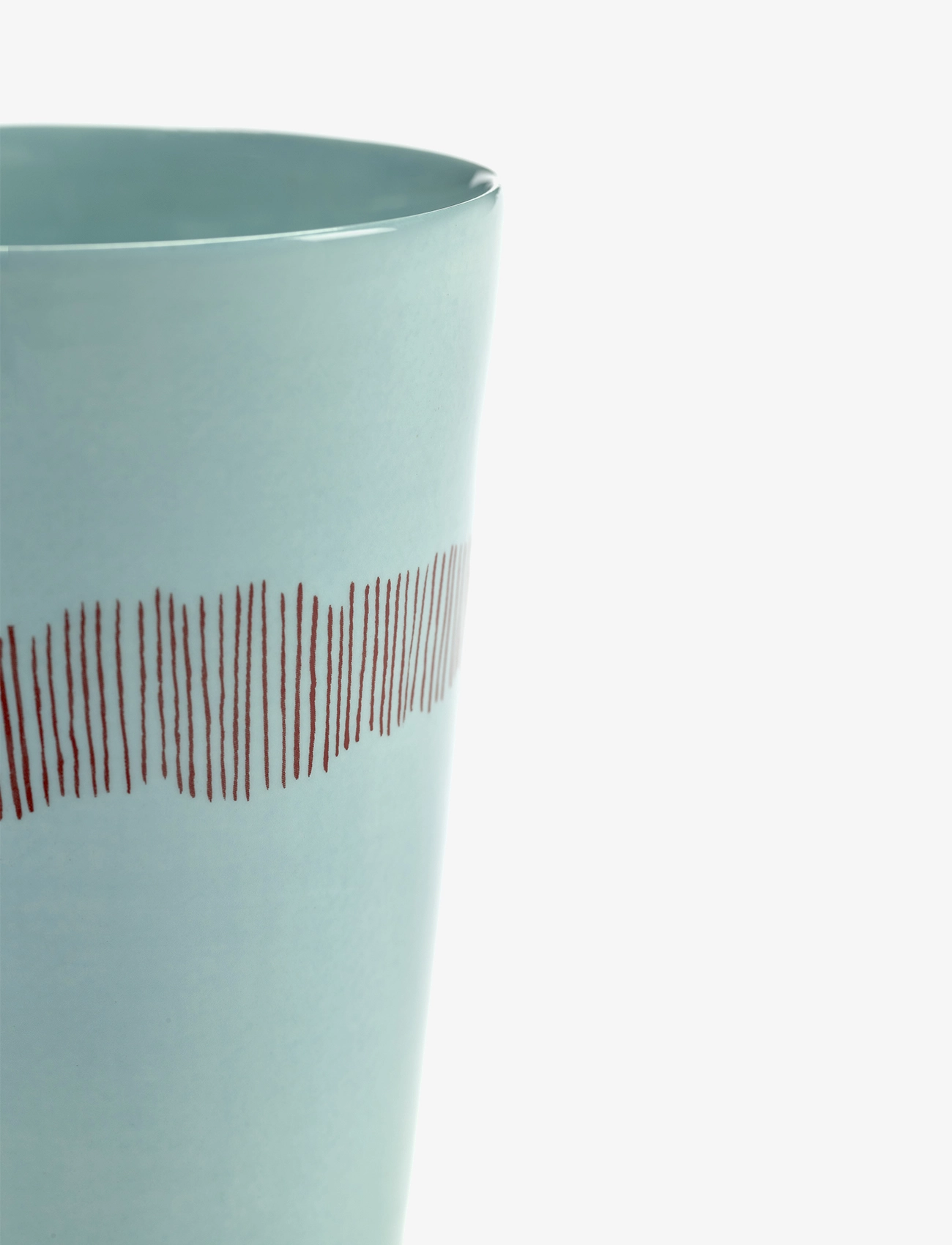 Serax - TEA CUP 33CL AZURE-STRIPES RED FEAST BY OTTOLENGHI SET/4 - tekopper - blue - 3