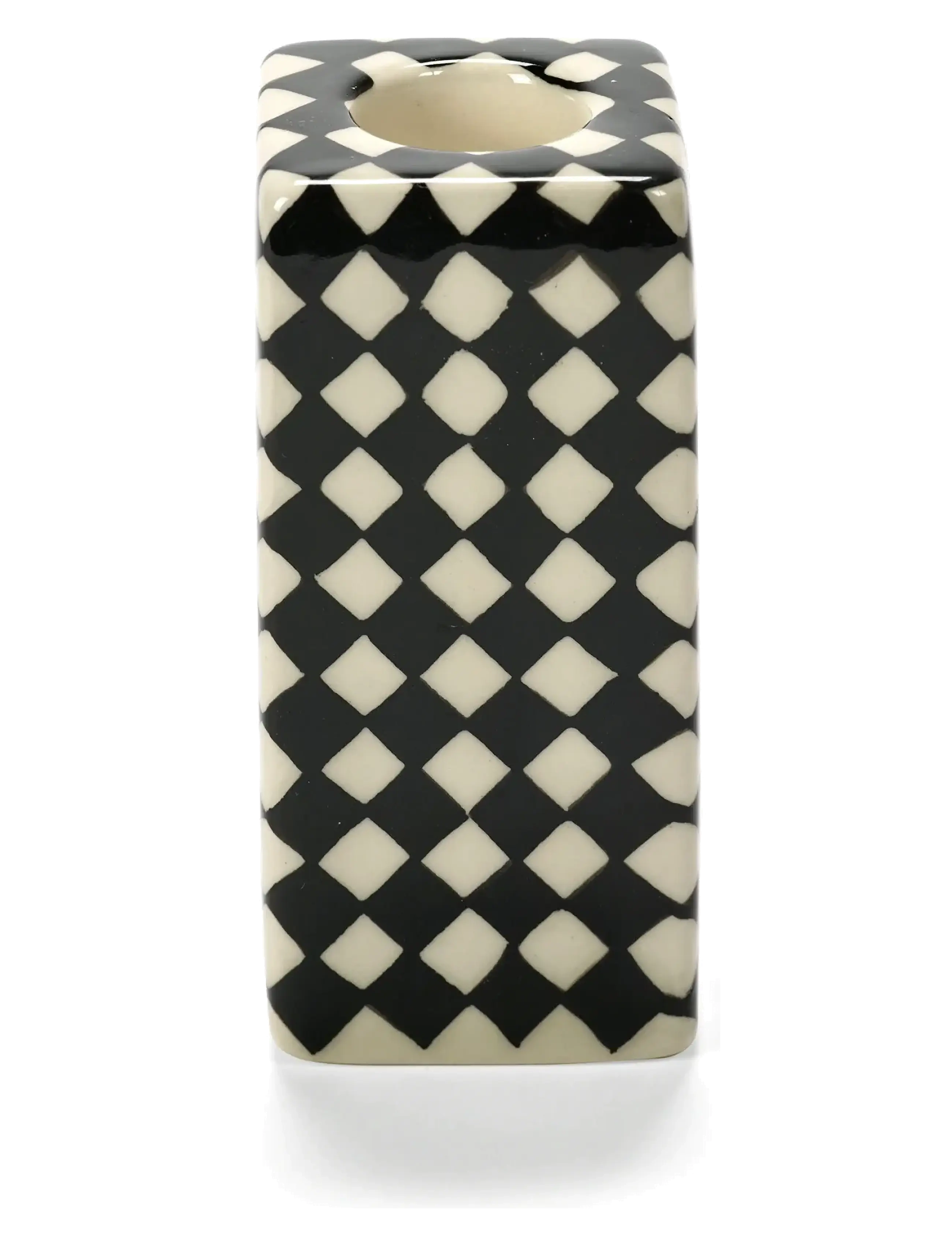 Serax CANDLE HOLDER N°1 BLACK WHITE set/4 - Confirmation gifts - BLACK / black