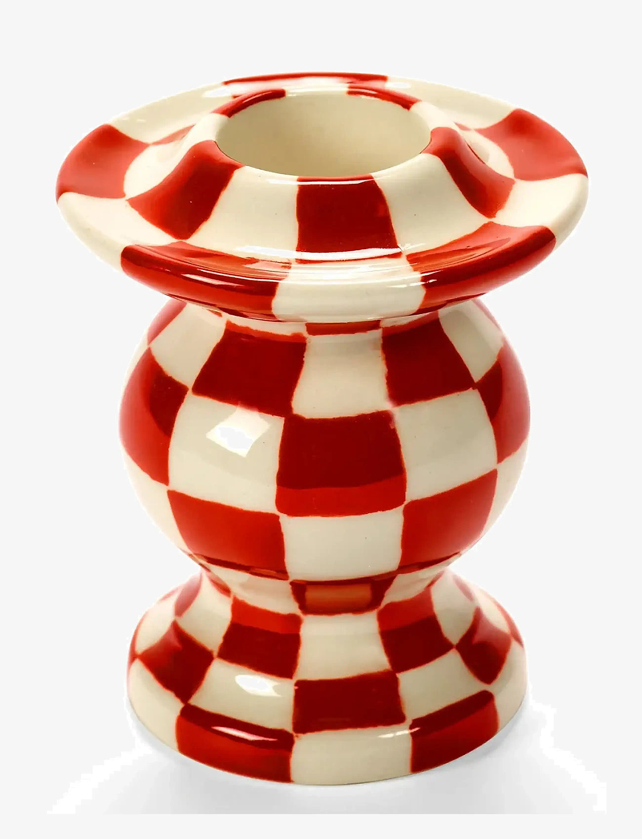 Serax - CANDLE HOLDER N°2 RED WHITE set/4 - lysestager - red - 0