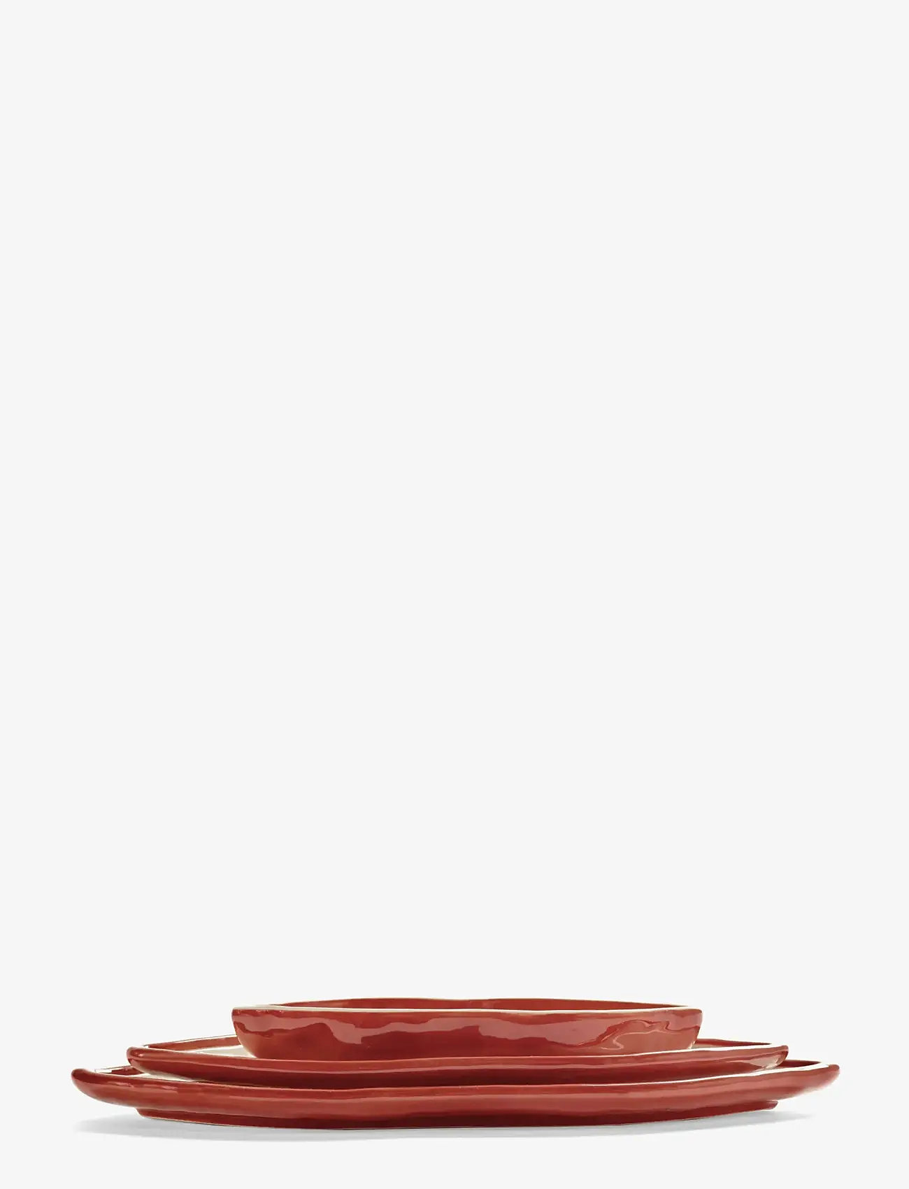 Serax - SERVING DISH M RED WHITE set/4 - shop by price - red - 1