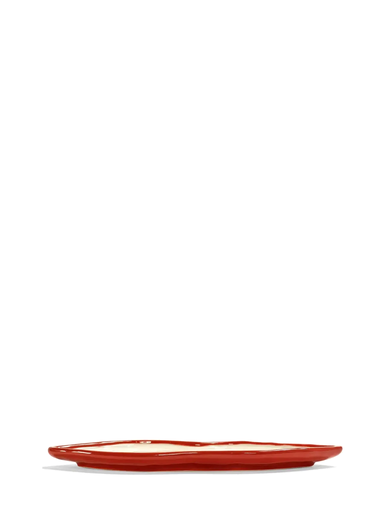 Serax - SERVING DISH M RED WHITE set/4 - serving platters - red - 2