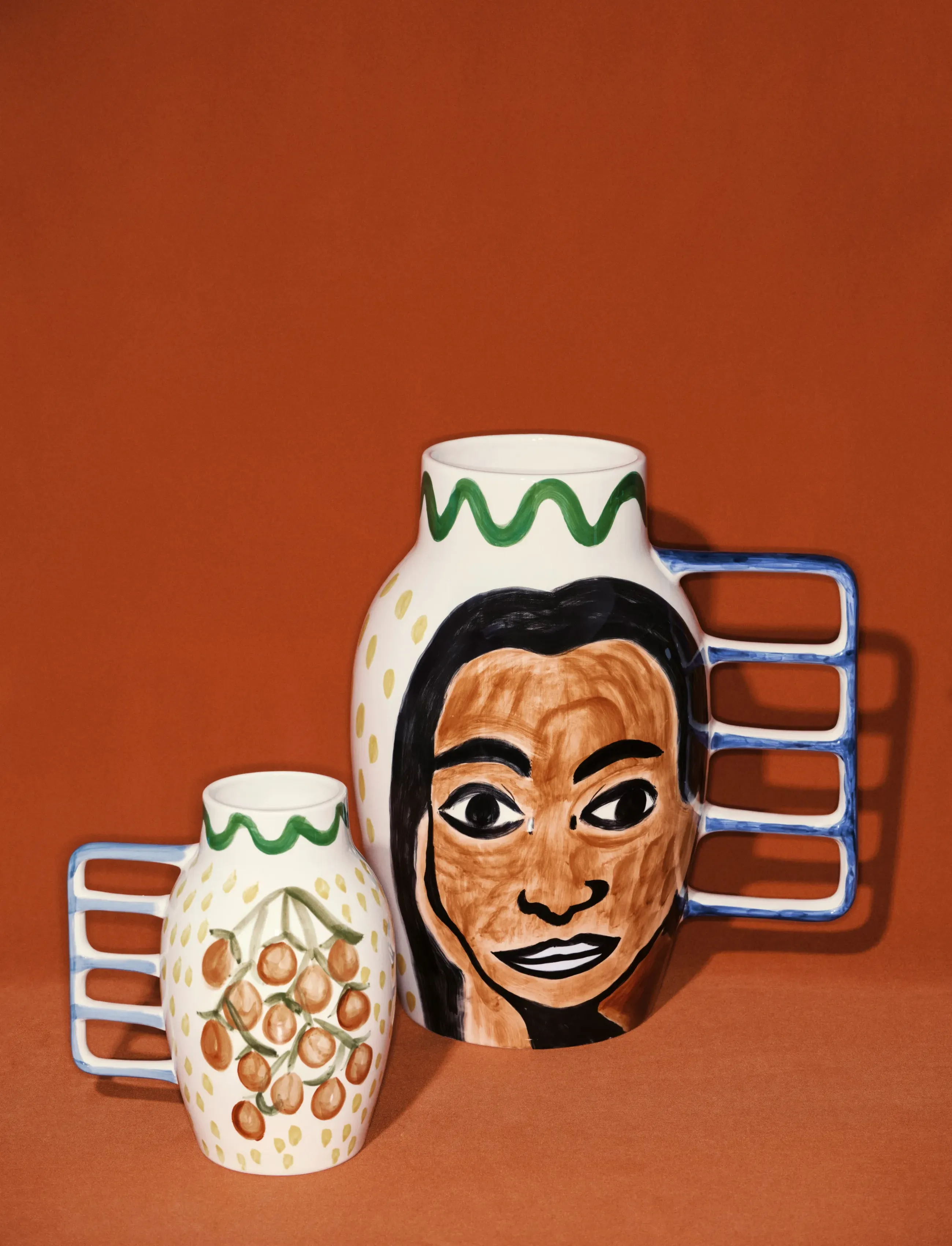 Serax Vase Pijuayo S Mix Santiago De Borja, 21X15X23 cm, Vases, Mehrfarbig/gemustert - Cylinder Homeware