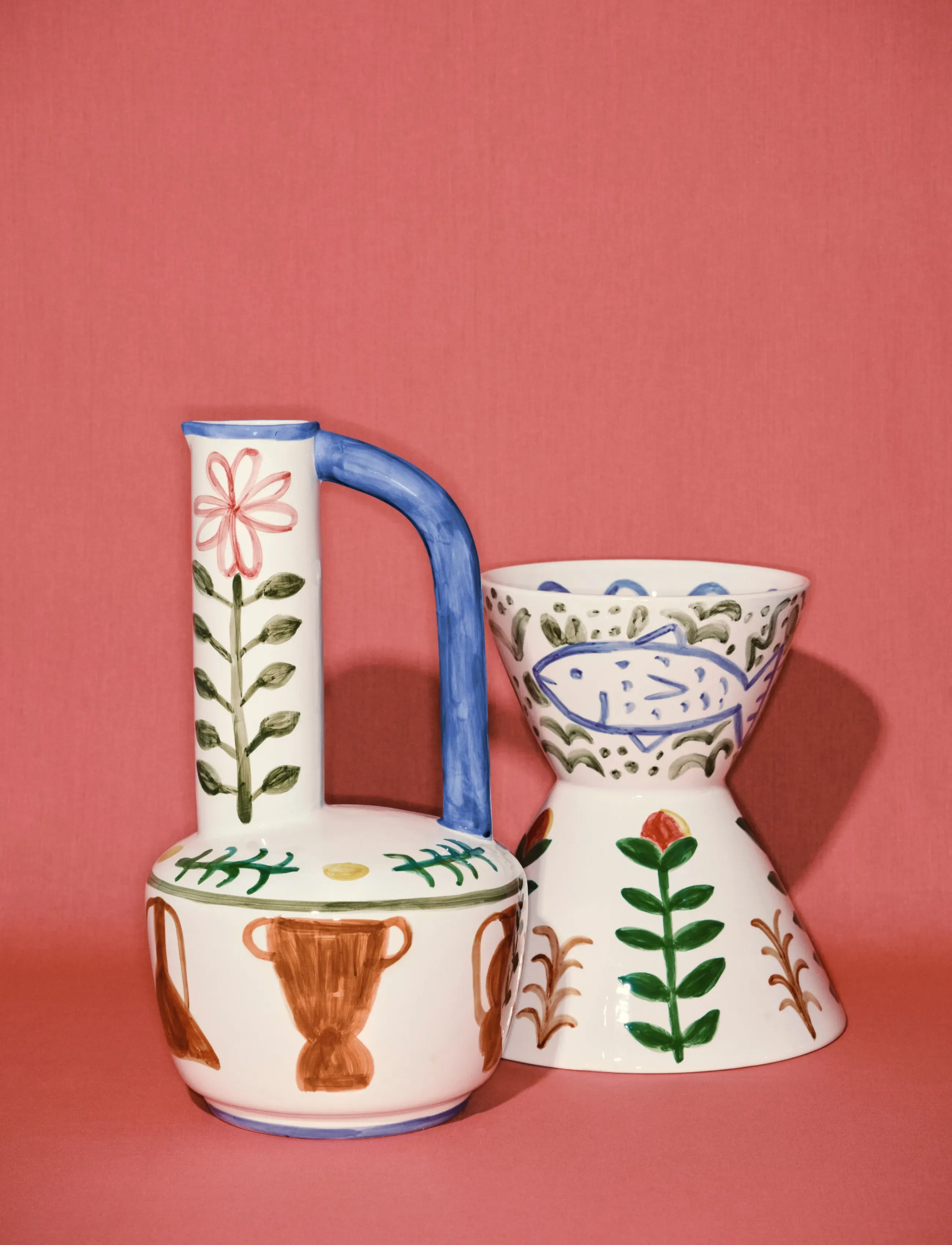 Serax Vase Aquaje Mix Santiago De Borja, One Size, Vases, Creme - Cylinder Homeware