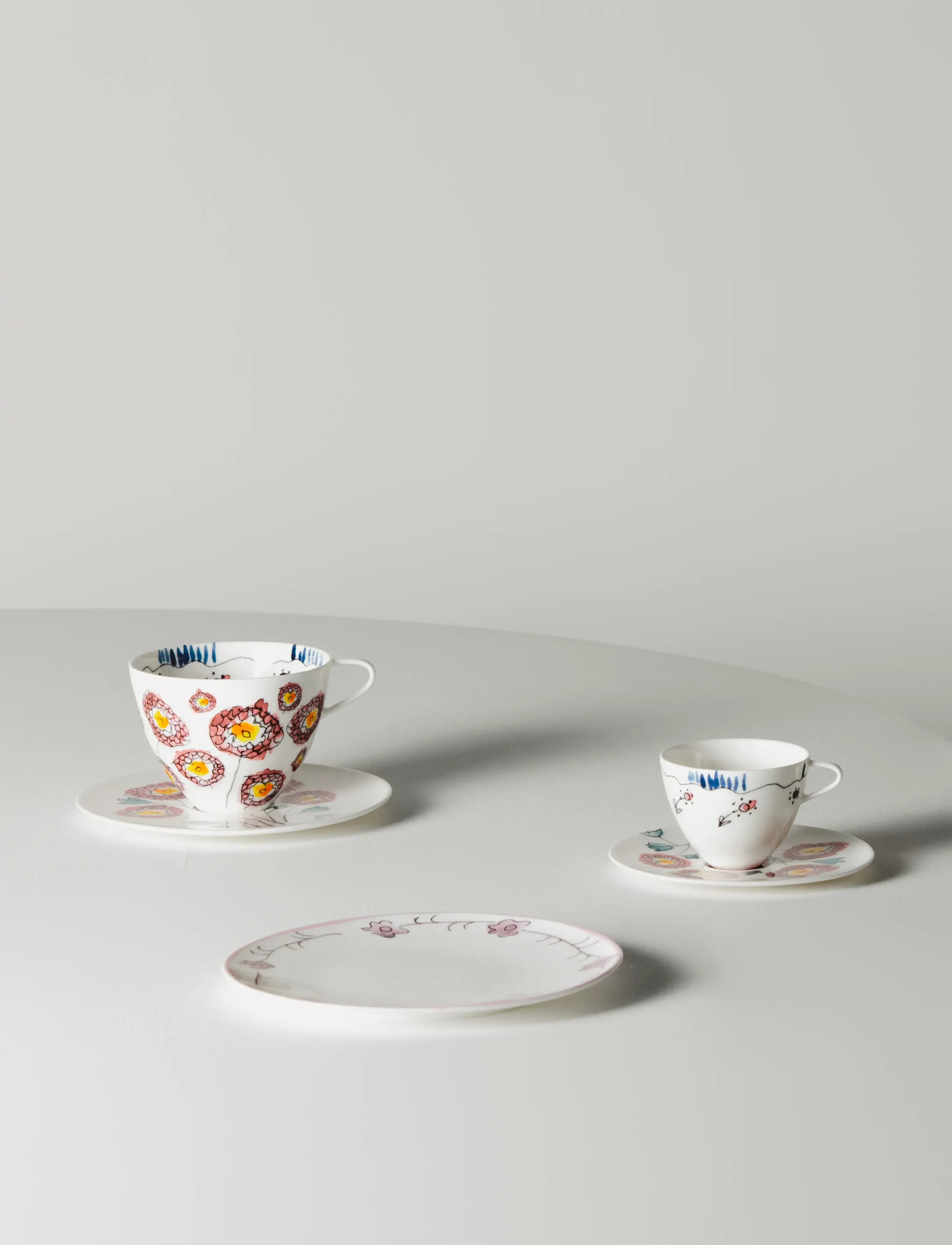 Serax - PLATE M ANEMONE MILK MF set/2 - praetaldrikud - pink - 0