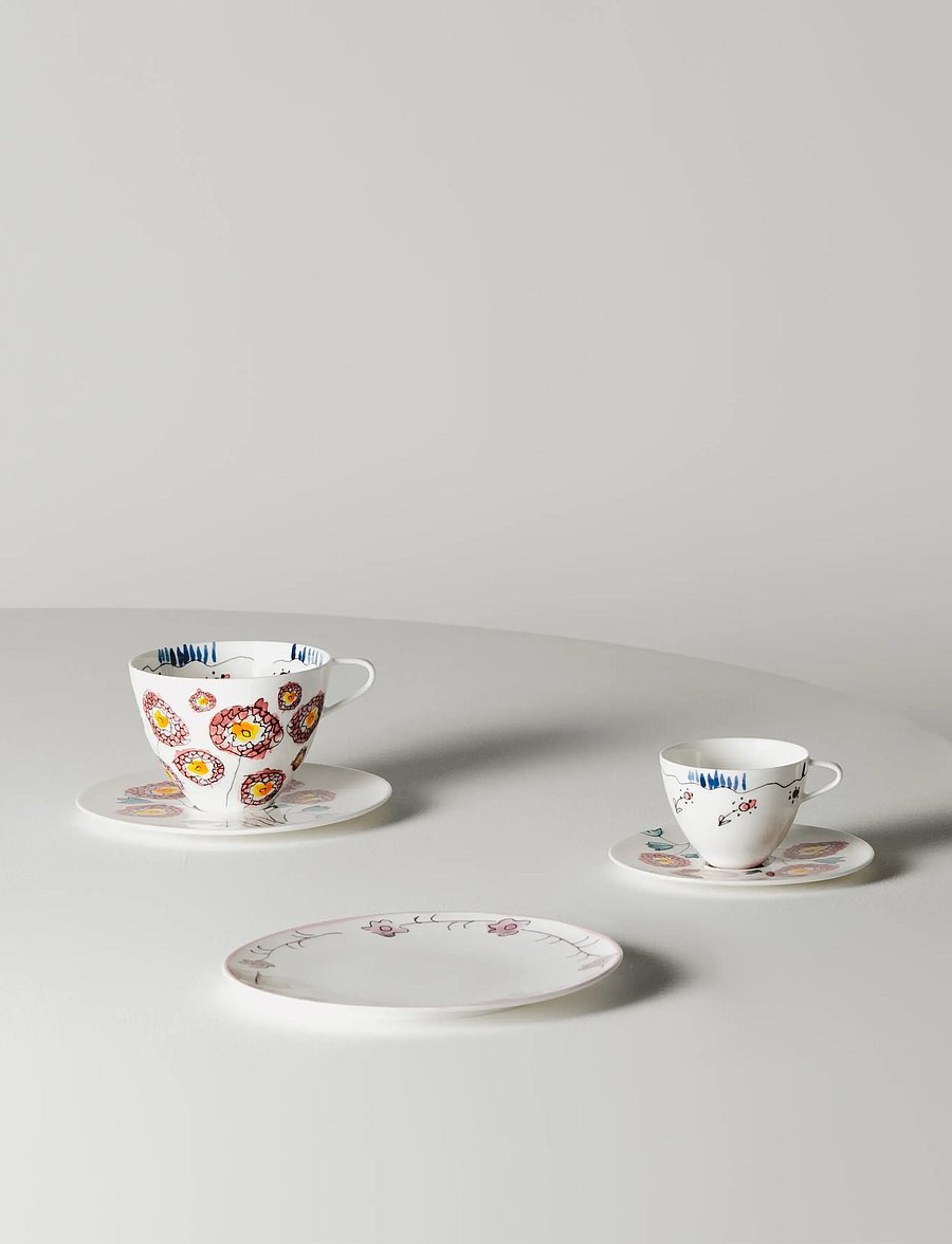 Serax - PLATE M ANEMONE MILK MF set/2 - praetaldrikud - pink - 0