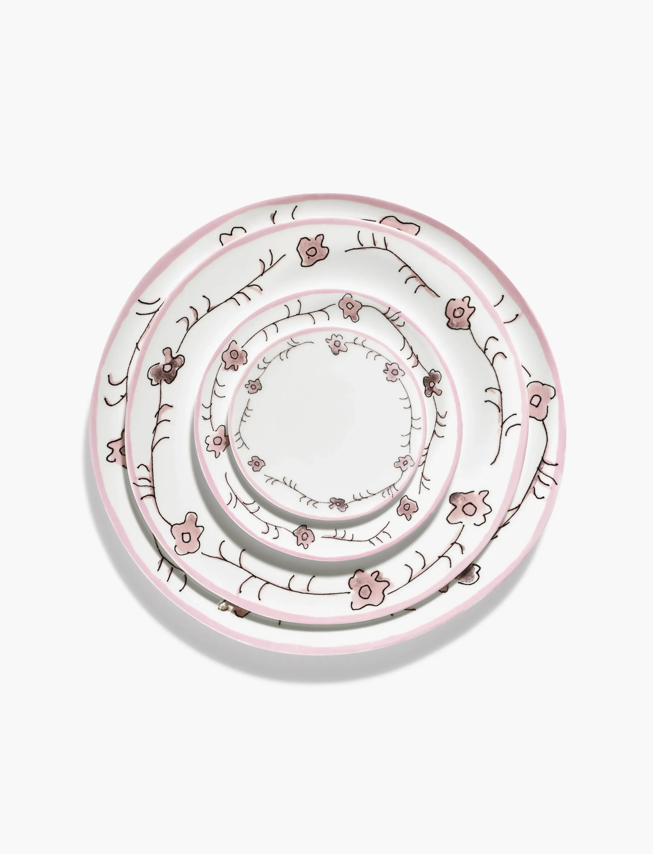 Serax - PLATE M ANEMONE MILK MF set/2 - praetaldrikud - pink - 4