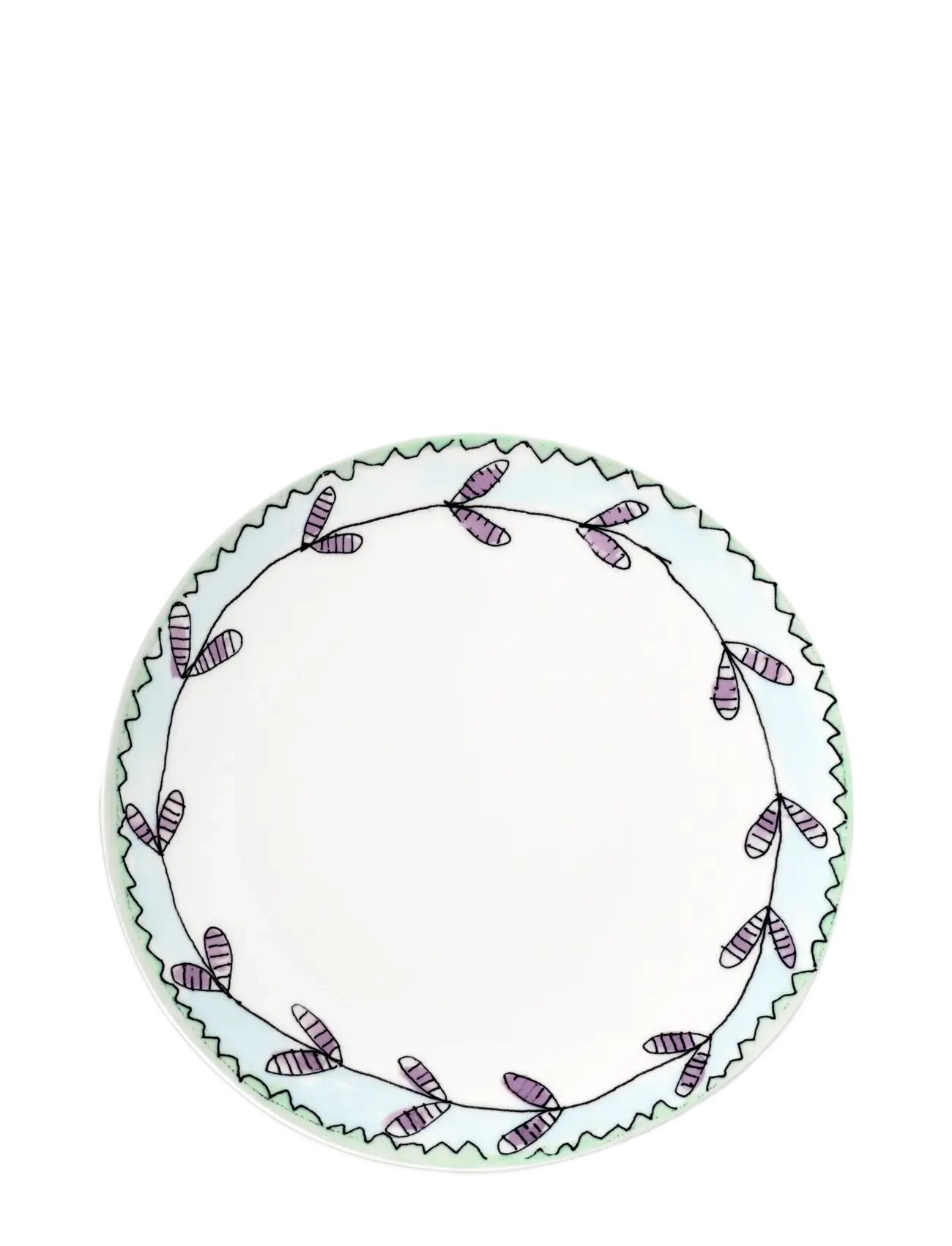 Serax PLATE M MIRTILLO NUDE MF set/2 - Borddækning - PINK BLUE / white