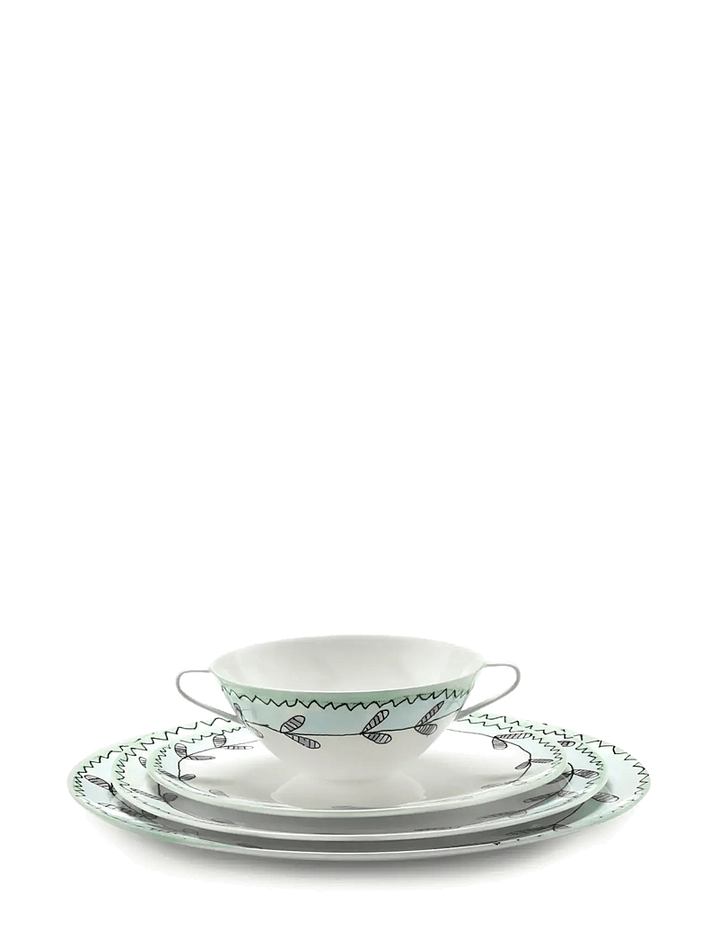 Serax - PLATE M BLOSSOM MILK MF set/2 - Šķīvji - pink blue - 4