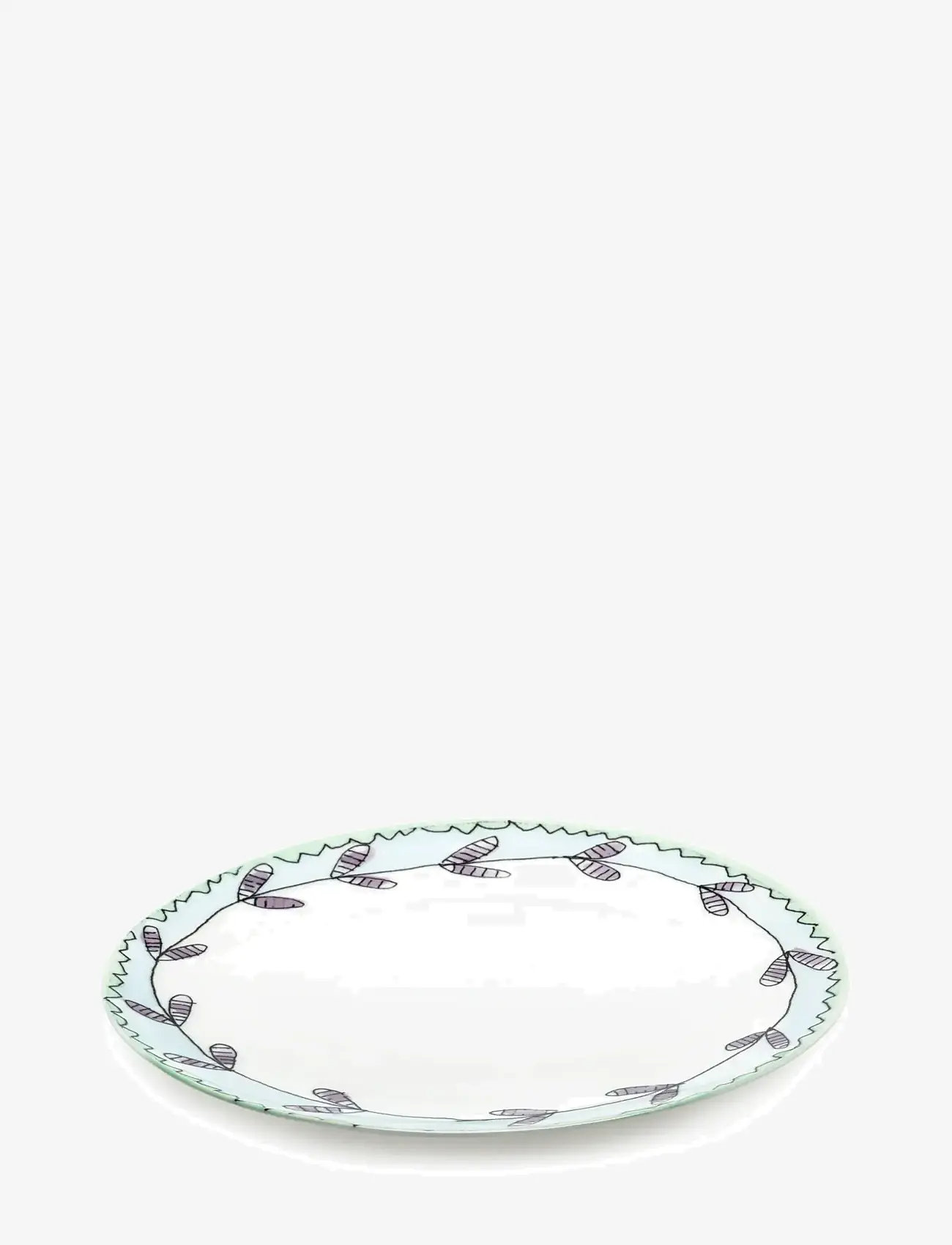 Serax - PLATE M BLOSSOM MILK MF set/2 - middagstallerkner - pink green - 0