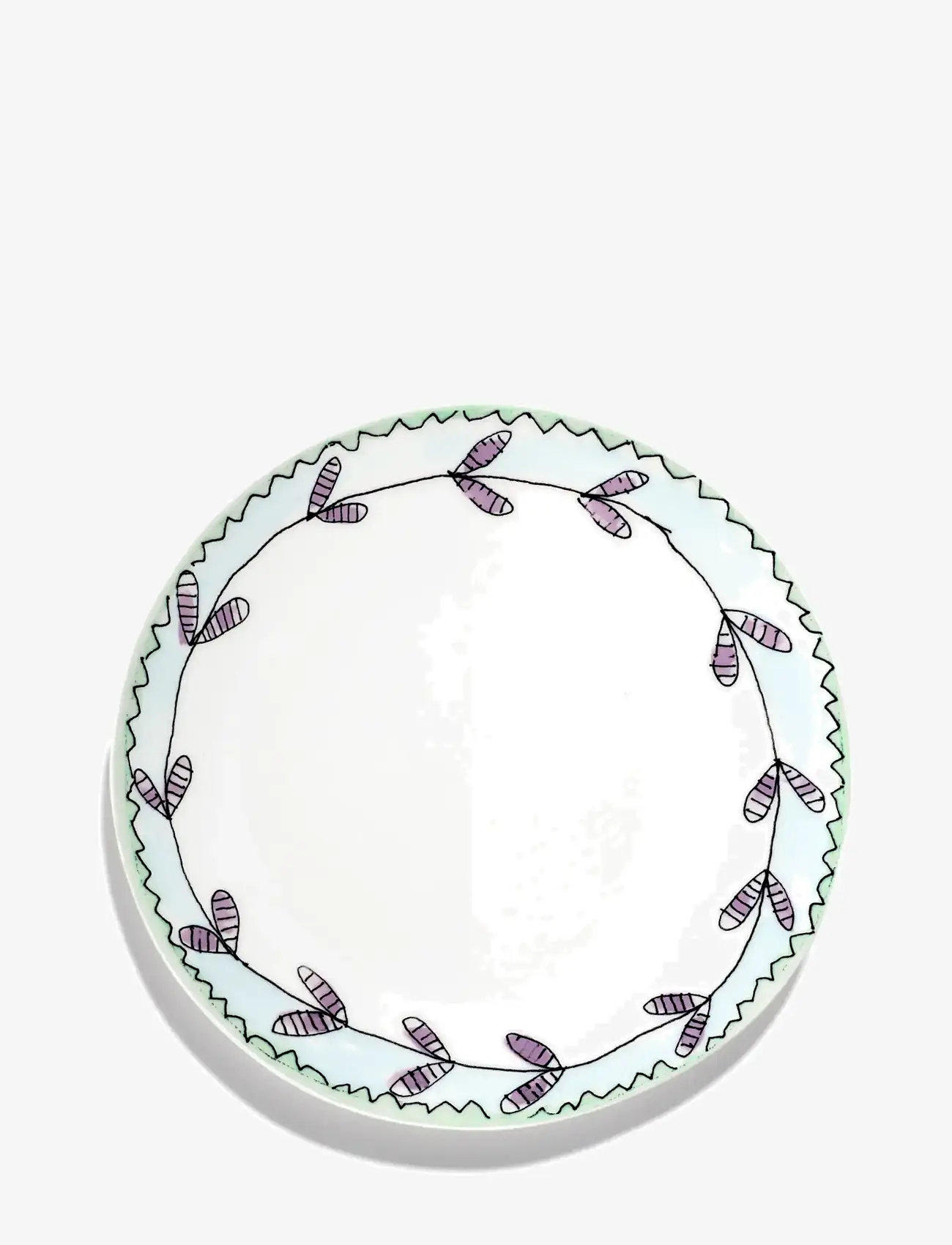 Serax - PLATE M BLOSSOM MILK MF set/2 - middagstallerkner - pink green - 1