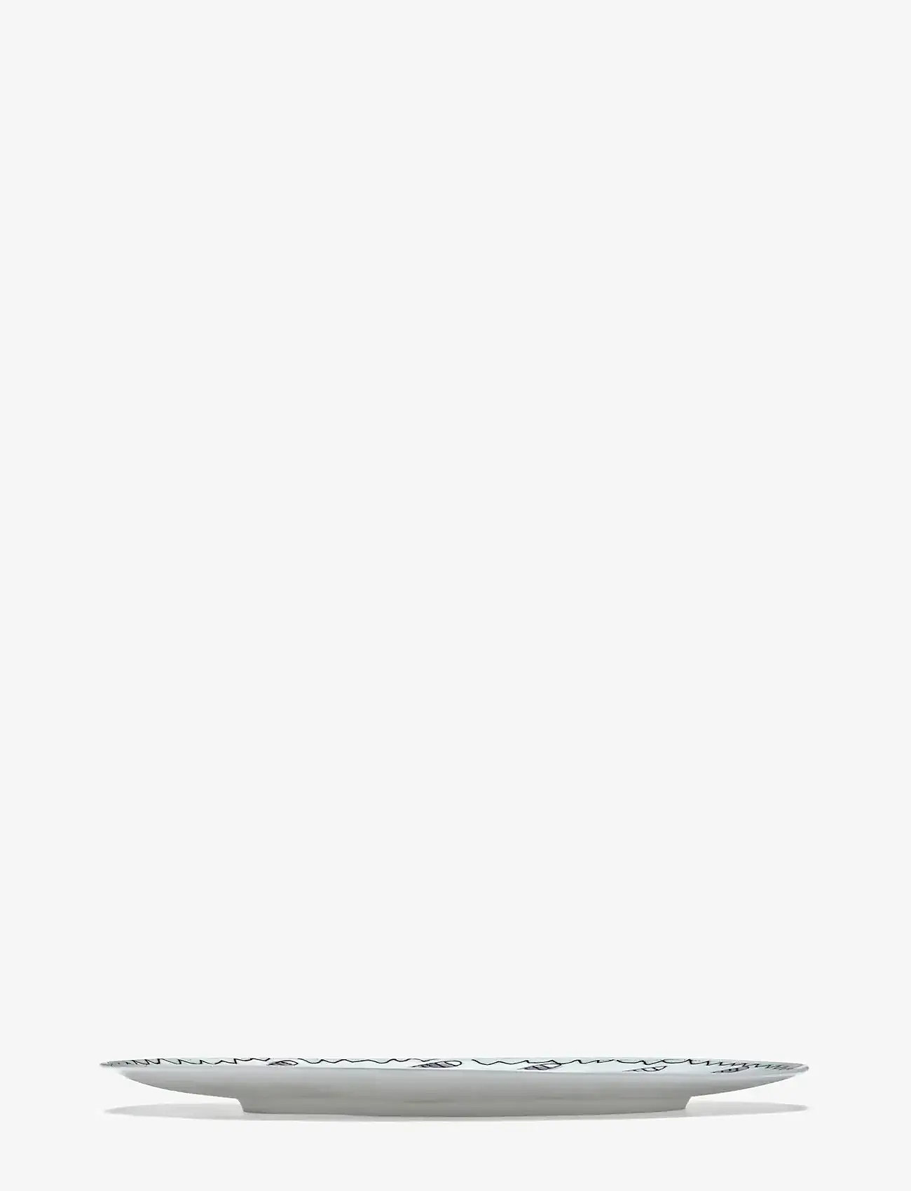 Serax - PLATE M BLOSSOM MILK MF set/2 - middagstallerkner - red blue - 2