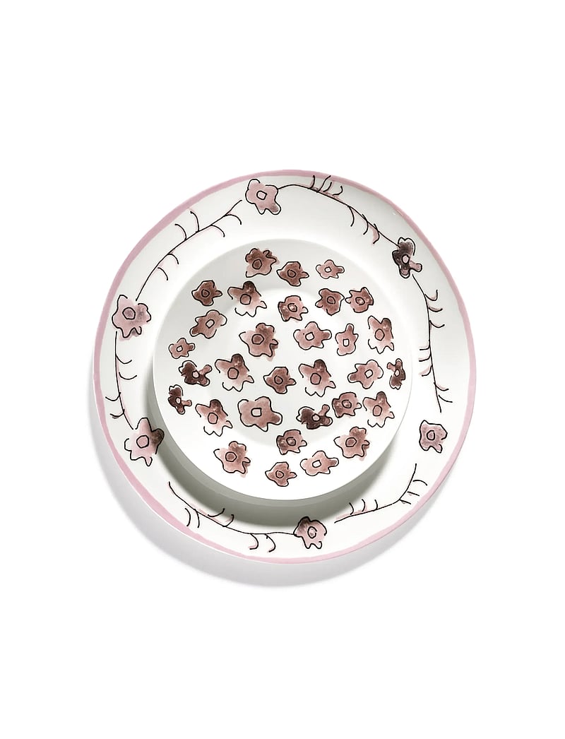 Serax - PLATE L BLOSSOM MILK MF set/2 - praetaldrikud - pink - 3