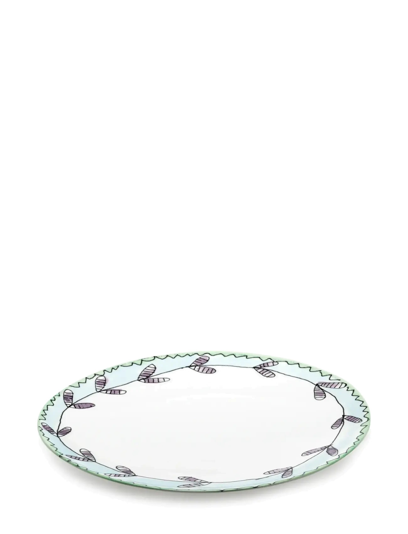 Serax Plate L Mirtillo Nude Mf Set/2, Dinner Plade, Hvid, Str: Ø 28 CM