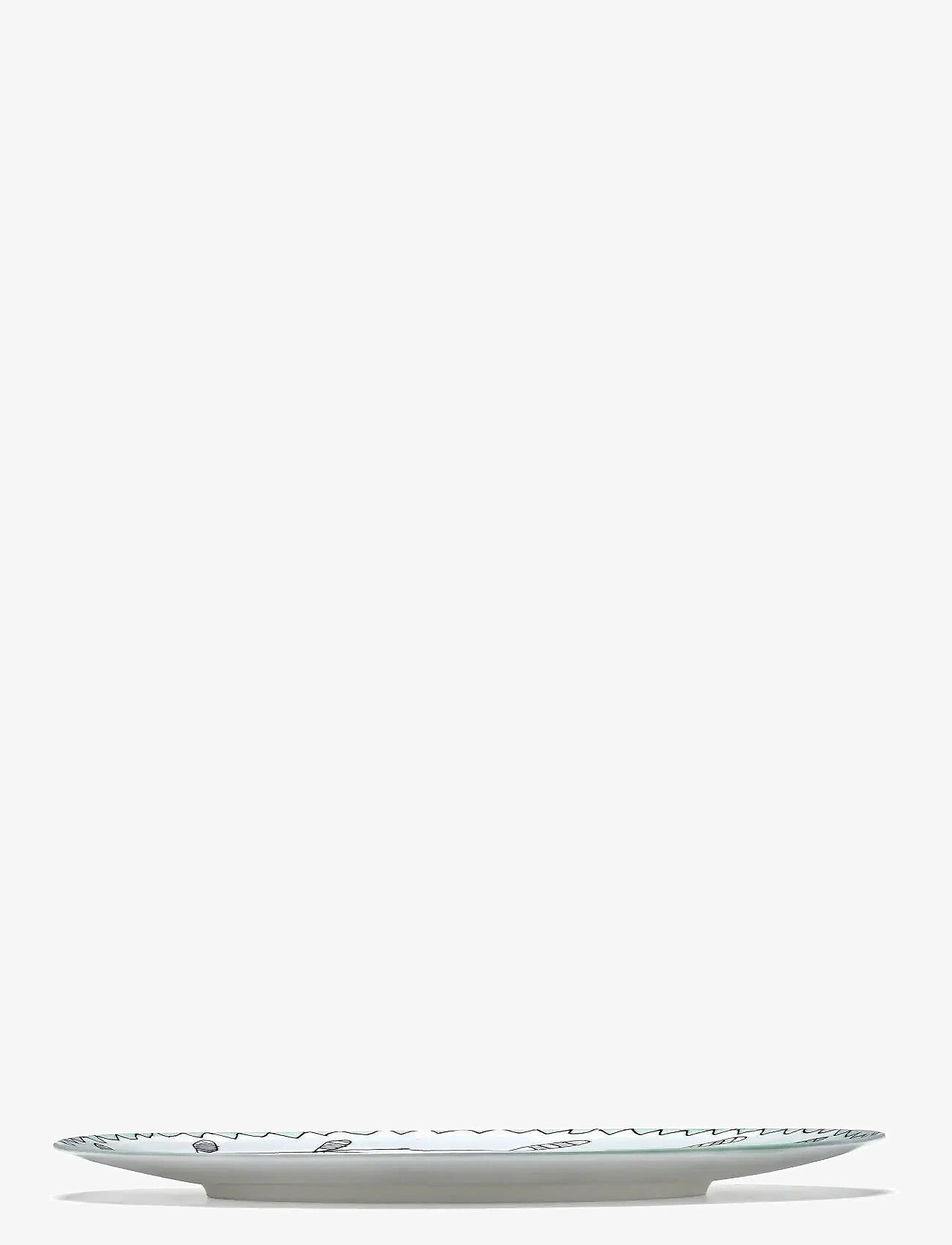 Serax - PLATE L BLOSSOM MILK MF set/2 - köp efter pris - pink green - 2