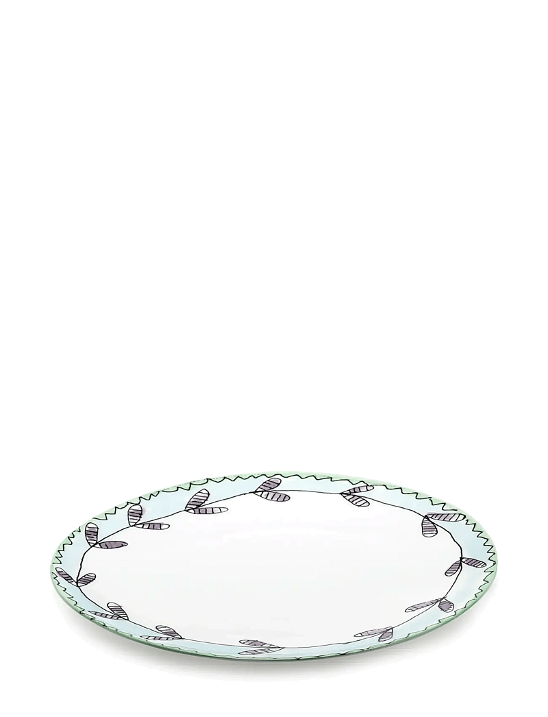 Serax - PLATE L BLOSSOM MILK MF set/2 - praetaldrikud - red blue - 0