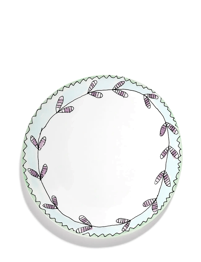 Serax - PLATE L BLOSSOM MILK MF set/2 - praetaldrikud - red blue - 1