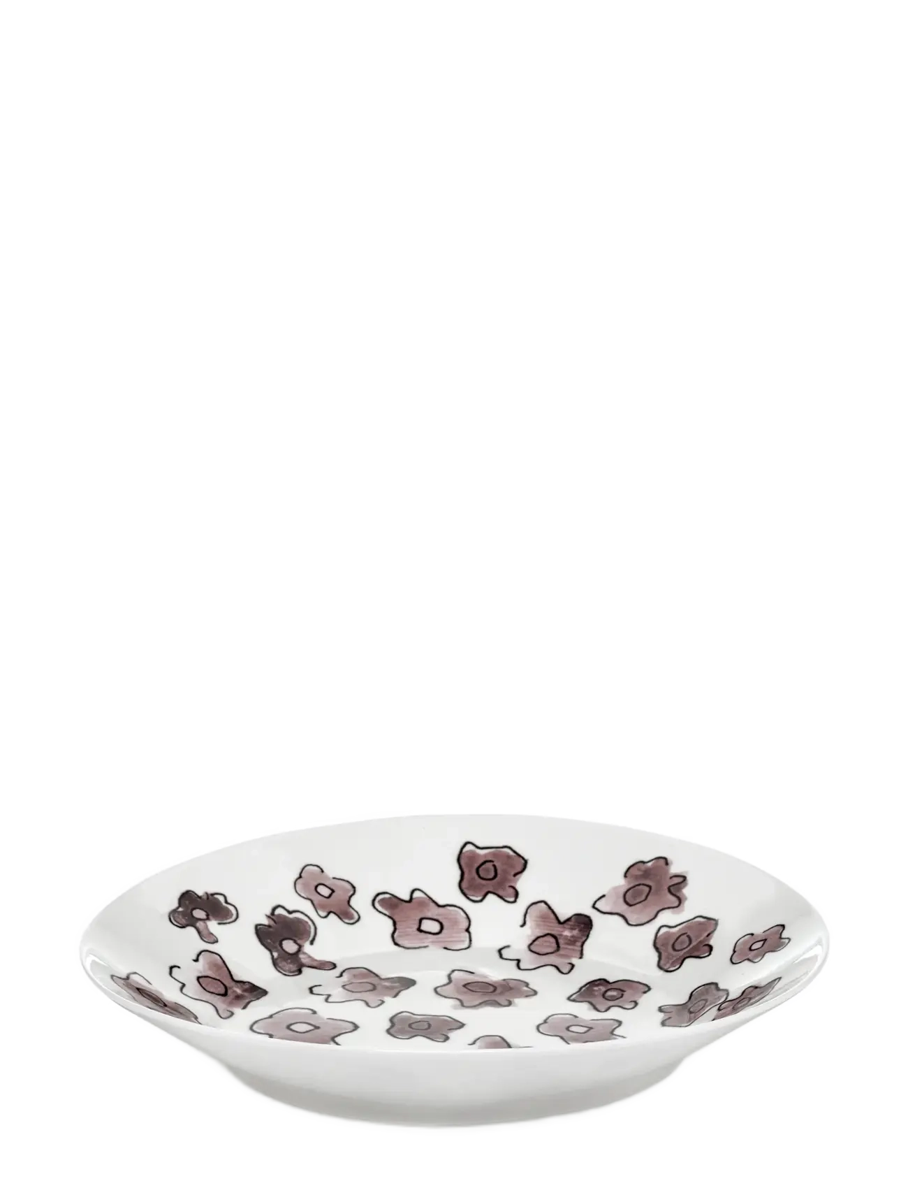 Serax Deep Plate M Dark Viola Mf Set/2, Ø 22 cm, White, Tallerkener > Middagstallerkener, Unisex