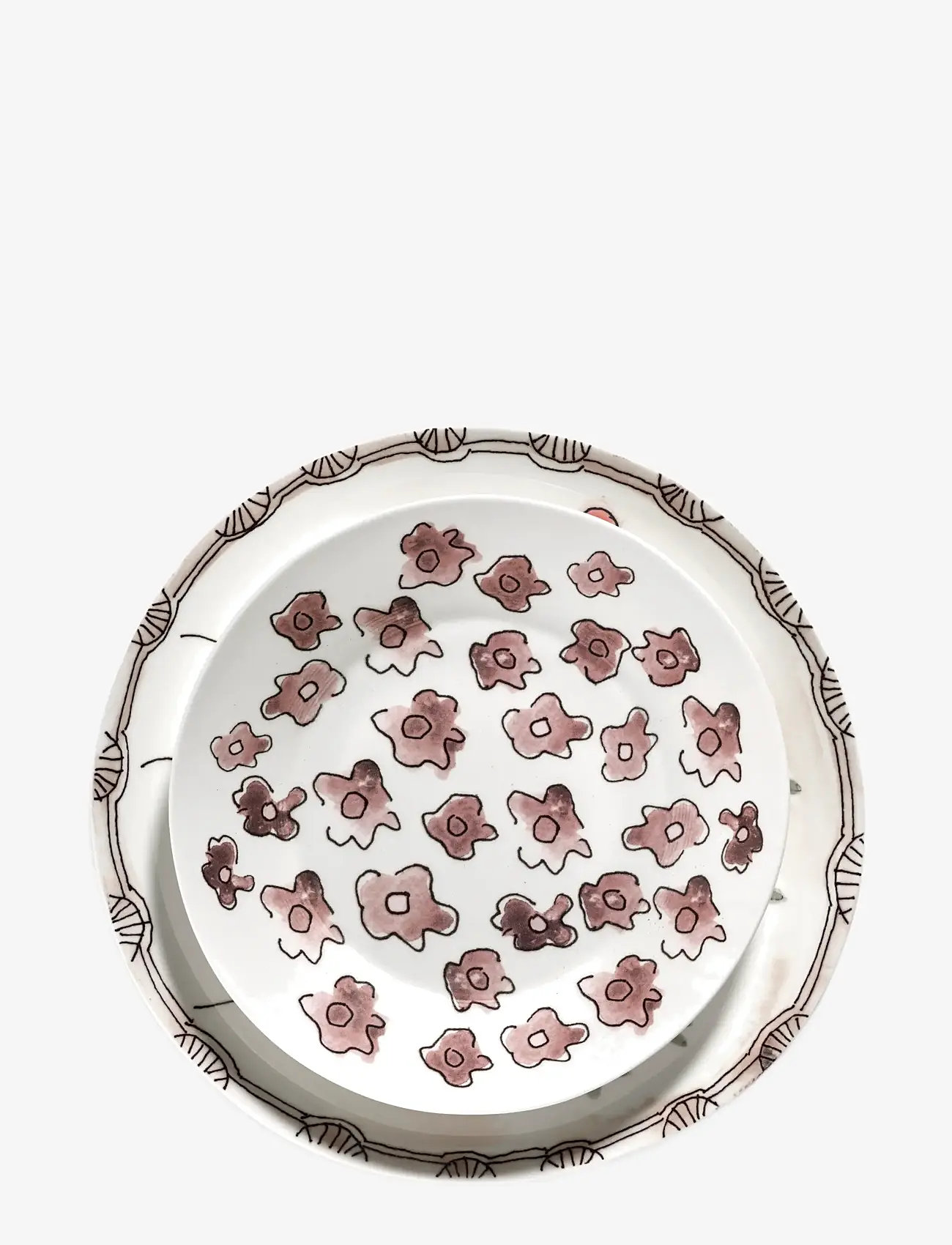 Serax - DEEP PLATE M DARK VIOLA MF set/2 - dinner plates - pink - 2