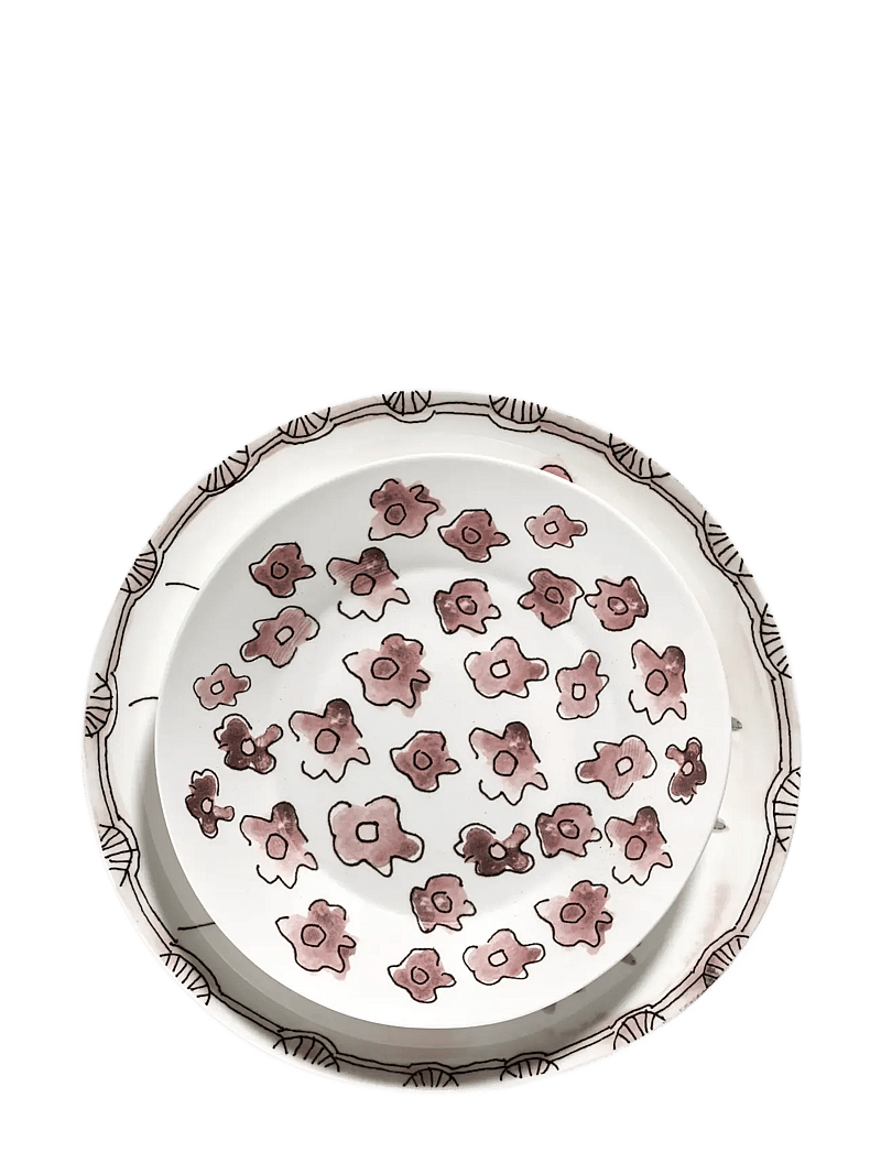 Serax - DEEP PLATE M DARK VIOLA MF set/2 - speiseteller - pink - 2