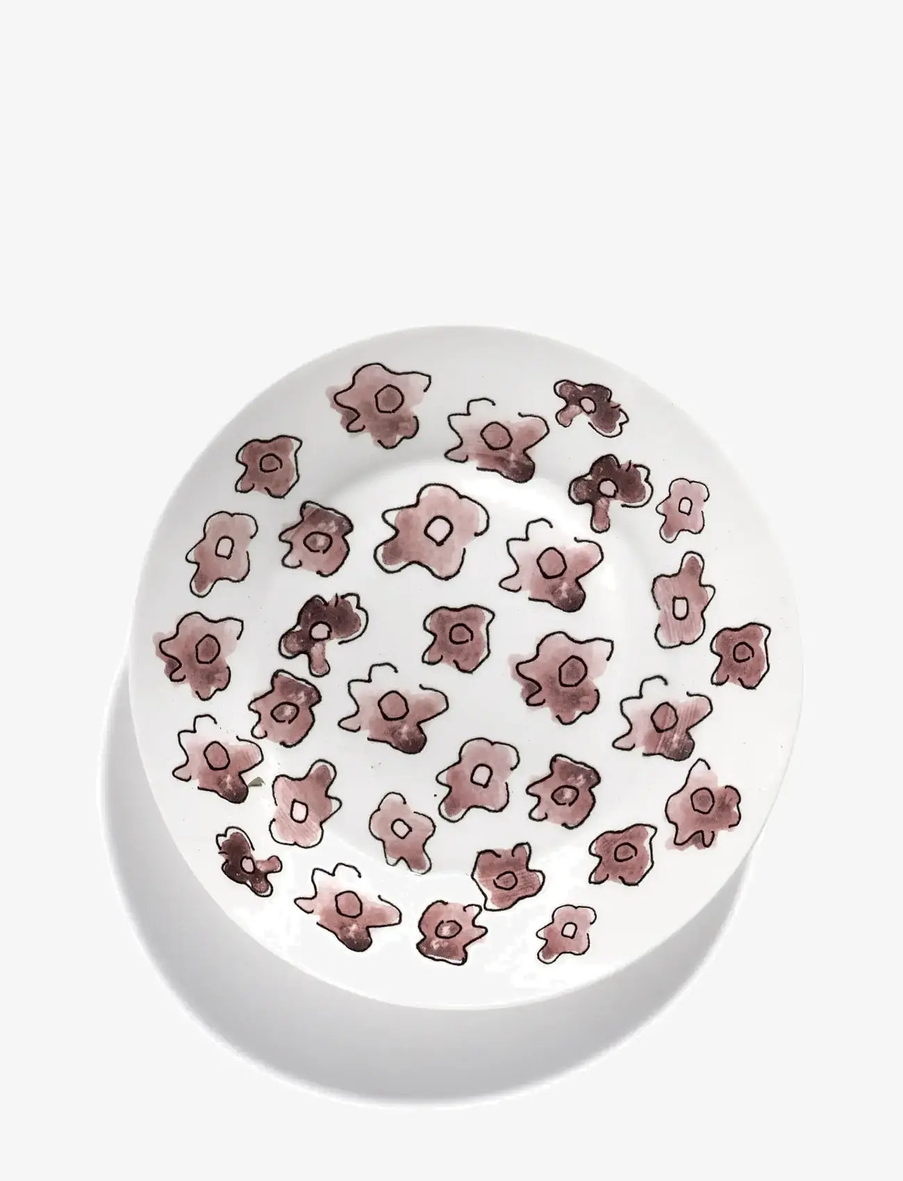 Serax - DEEP PLATE M DARK VIOLA MF set/2 - dinner plates - pink - 3