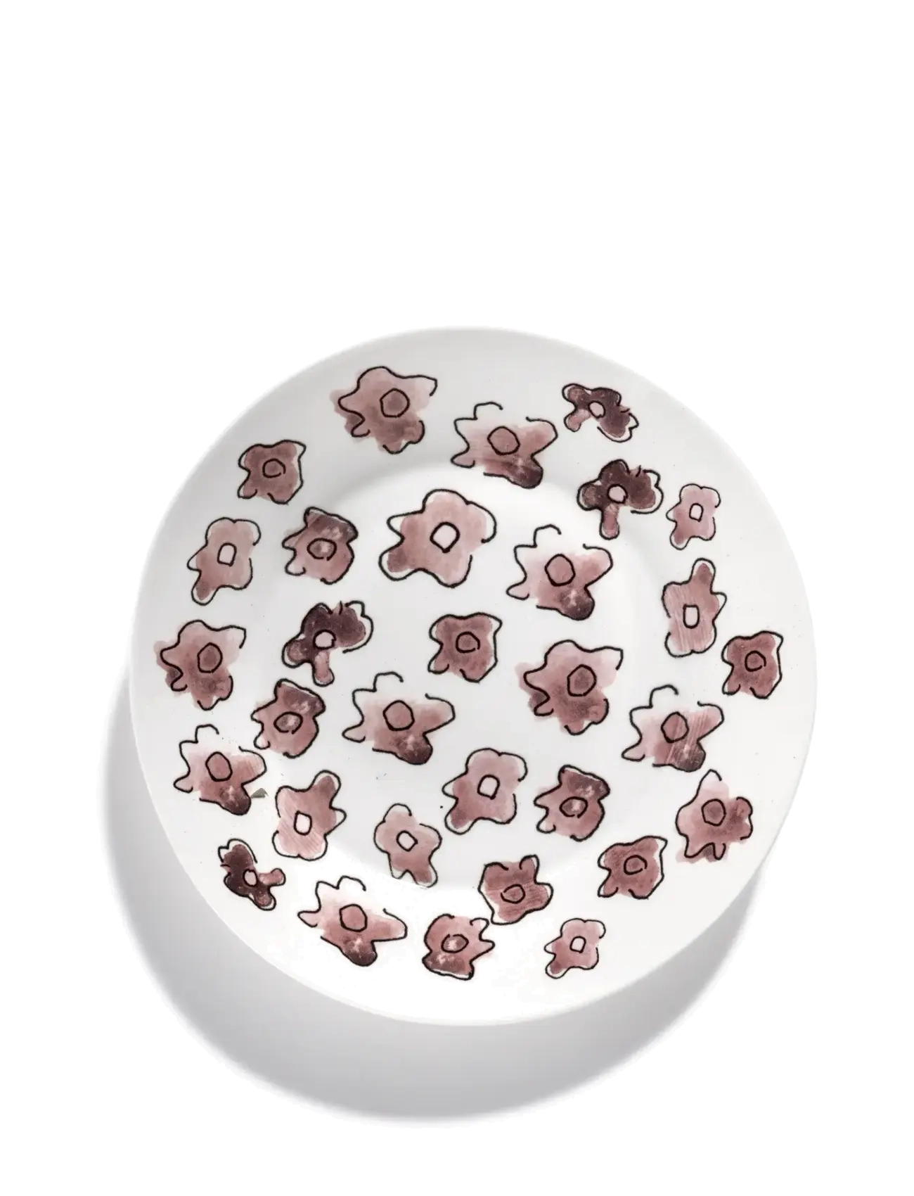 Serax - DEEP PLATE M DARK VIOLA MF set/2 - dinner plates - pink - 3