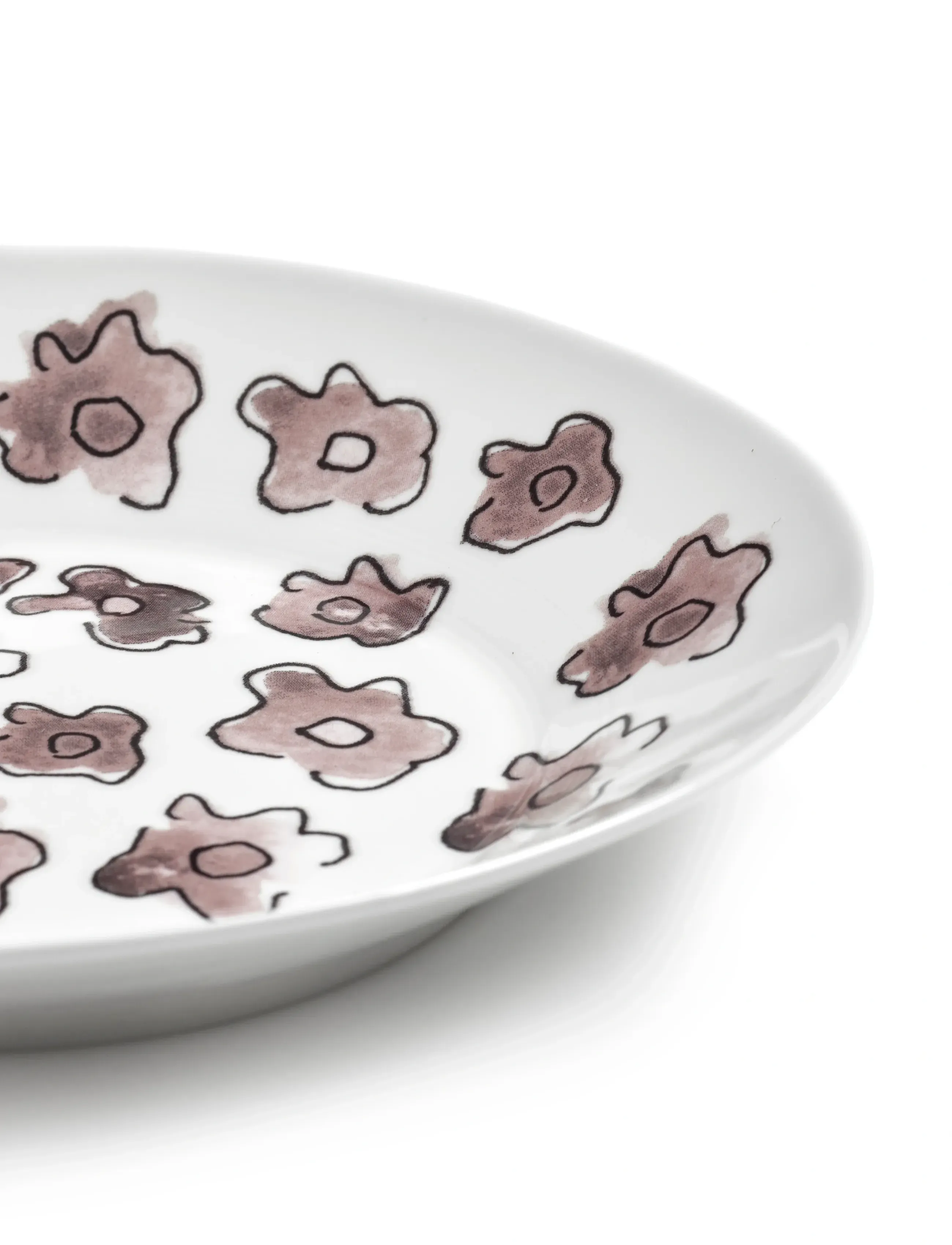 Serax - DEEP PLATE M DARK VIOLA MF set/2 - dinner plates - pink - 4