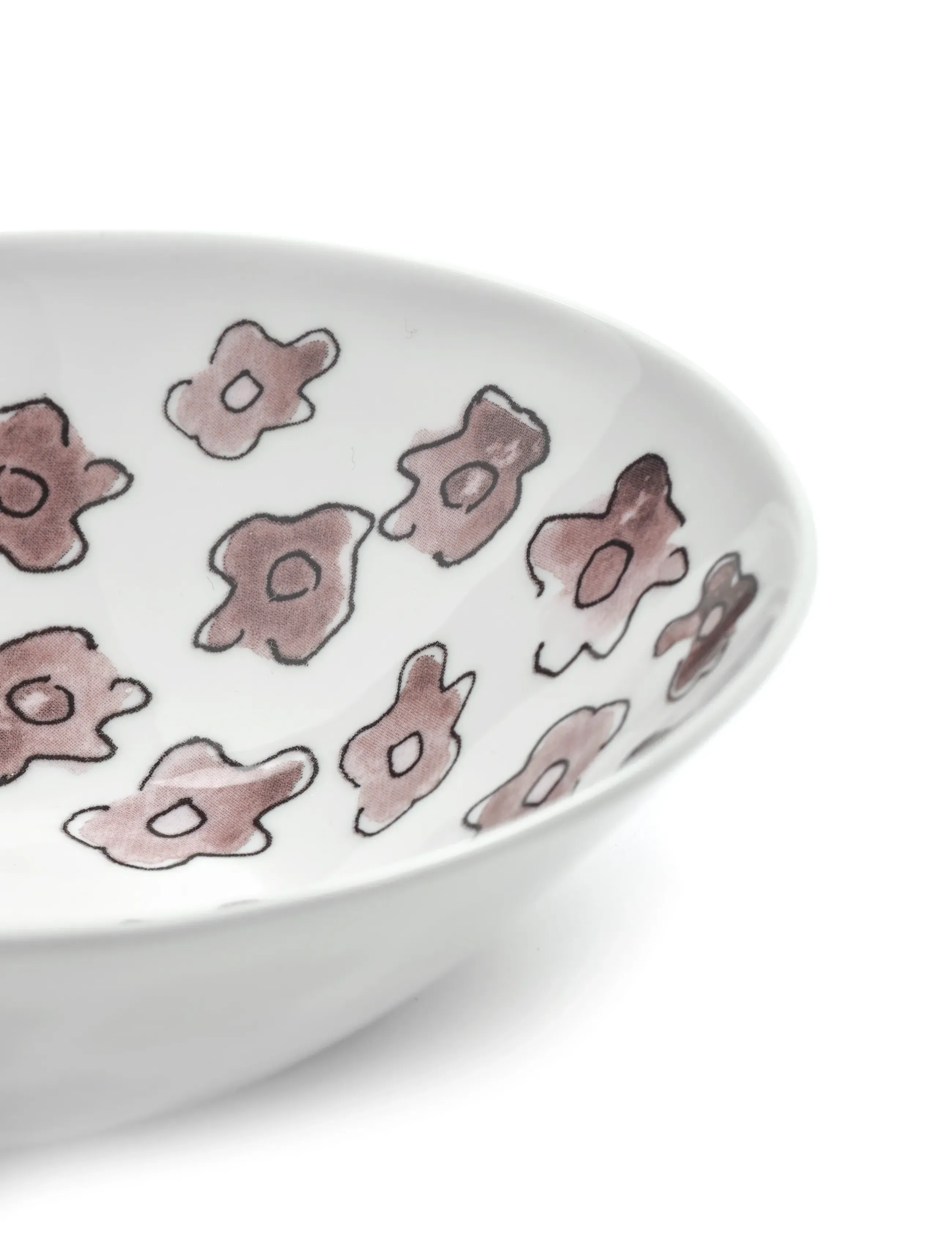 Serax - LOW BOWL S DARK VIOLA MF set/2 - ontbijtkommen - pink - 4