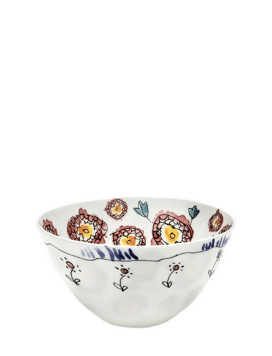 Serax - BOWL S ANEMONE MILK MF set/2 - red blue - 1