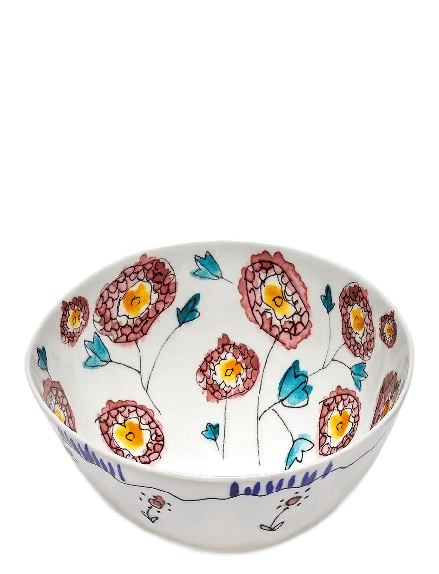 Serax - BOWL S ANEMONE MILK MF set/2 - red blue - 2