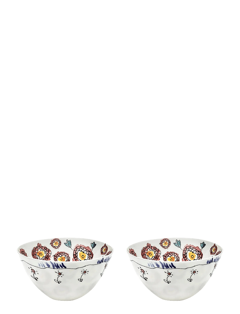 Serax - BOWL S ANEMONE MILK MF set/2 - servierschalen - red blue - 1