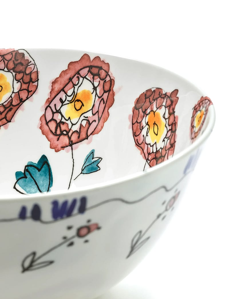 Serax - BOWL S ANEMONE MILK MF set/2 - serviravimo indai - red blue - 4