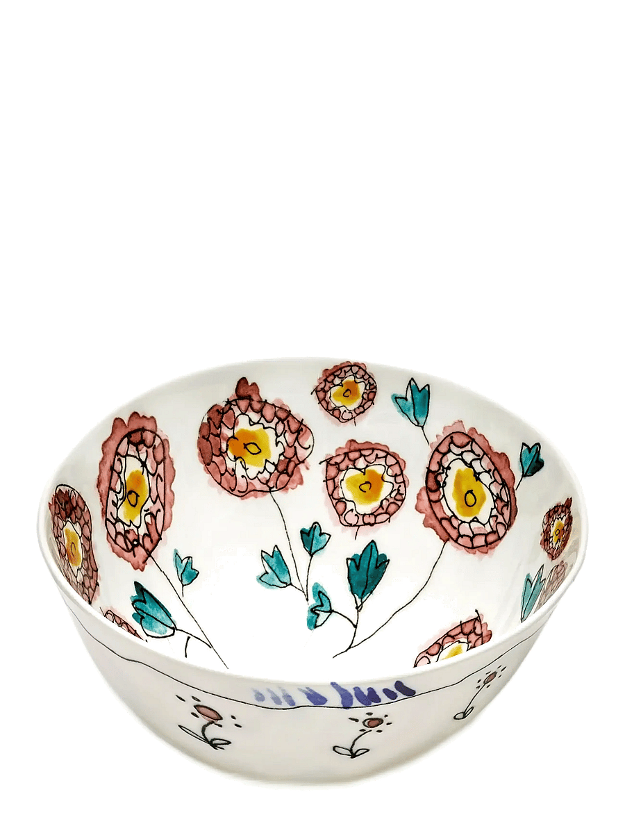 Serax - BOWL M ANEMONE MILK MF set/2 - serveerimisnõud - red blue - 2