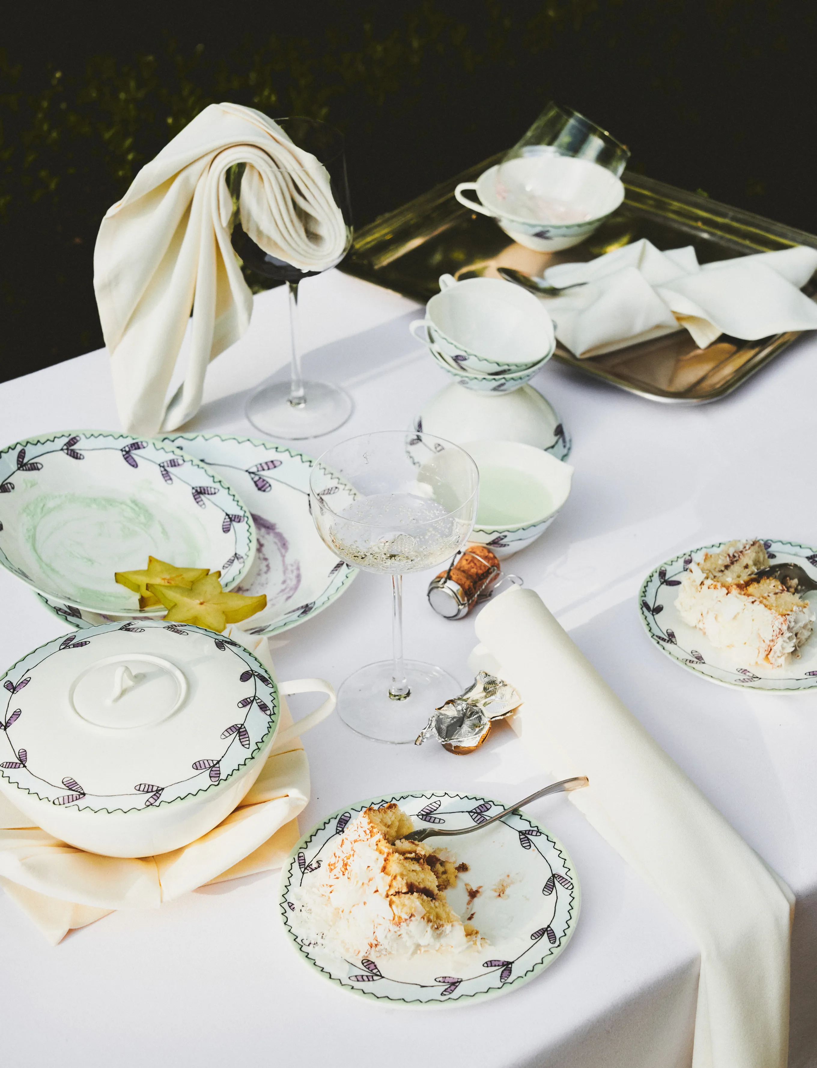 Serax Cappuccino Cup + Saucer Anemone Milk Mf Set/2, 20 CL, Cups & Mugs, Weiß - Coffee Cups, Homeware