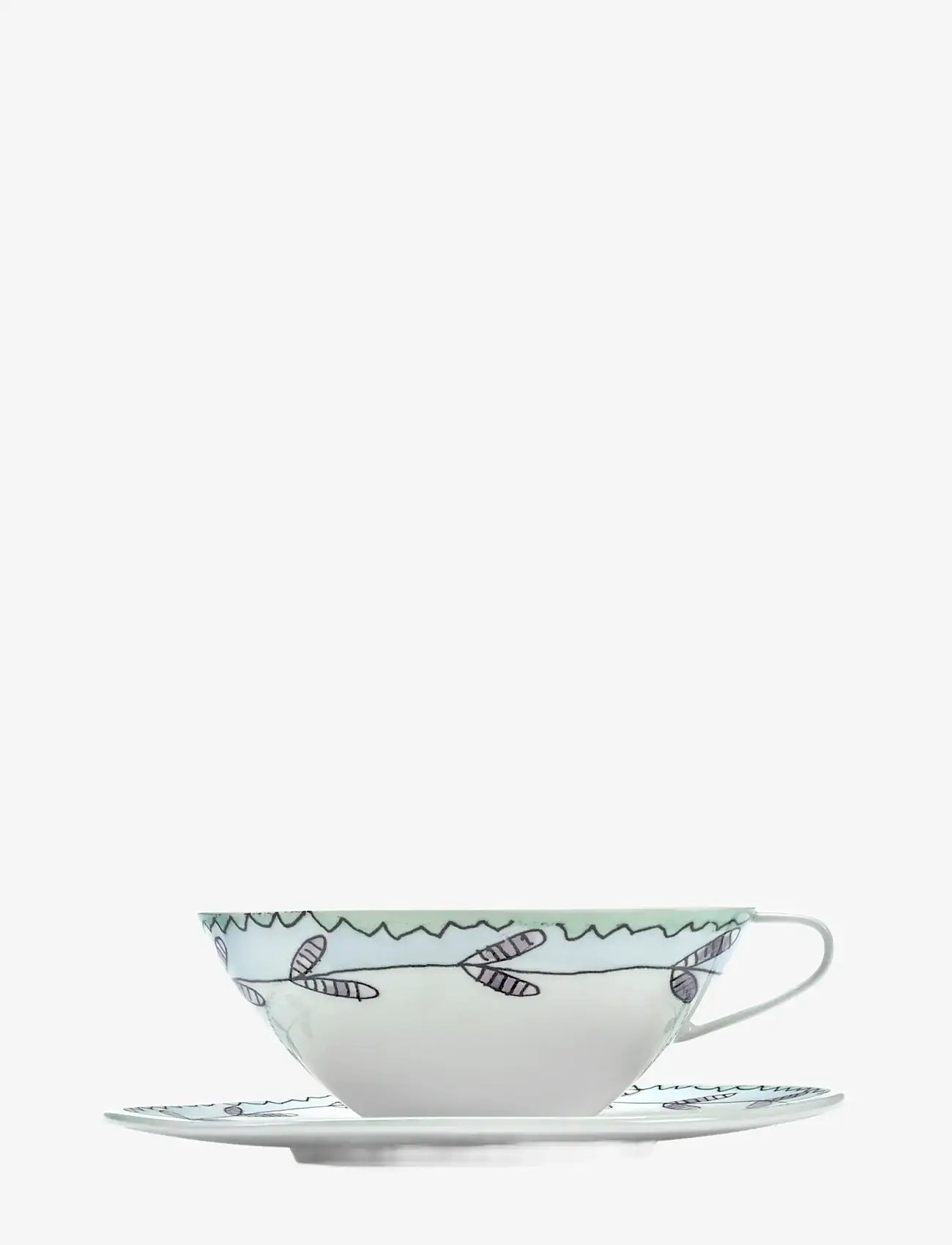 Serax - TEA CUP + SAUCER ANEMONE MILK MF set/2 - tējas krūzes - pink blue - 2