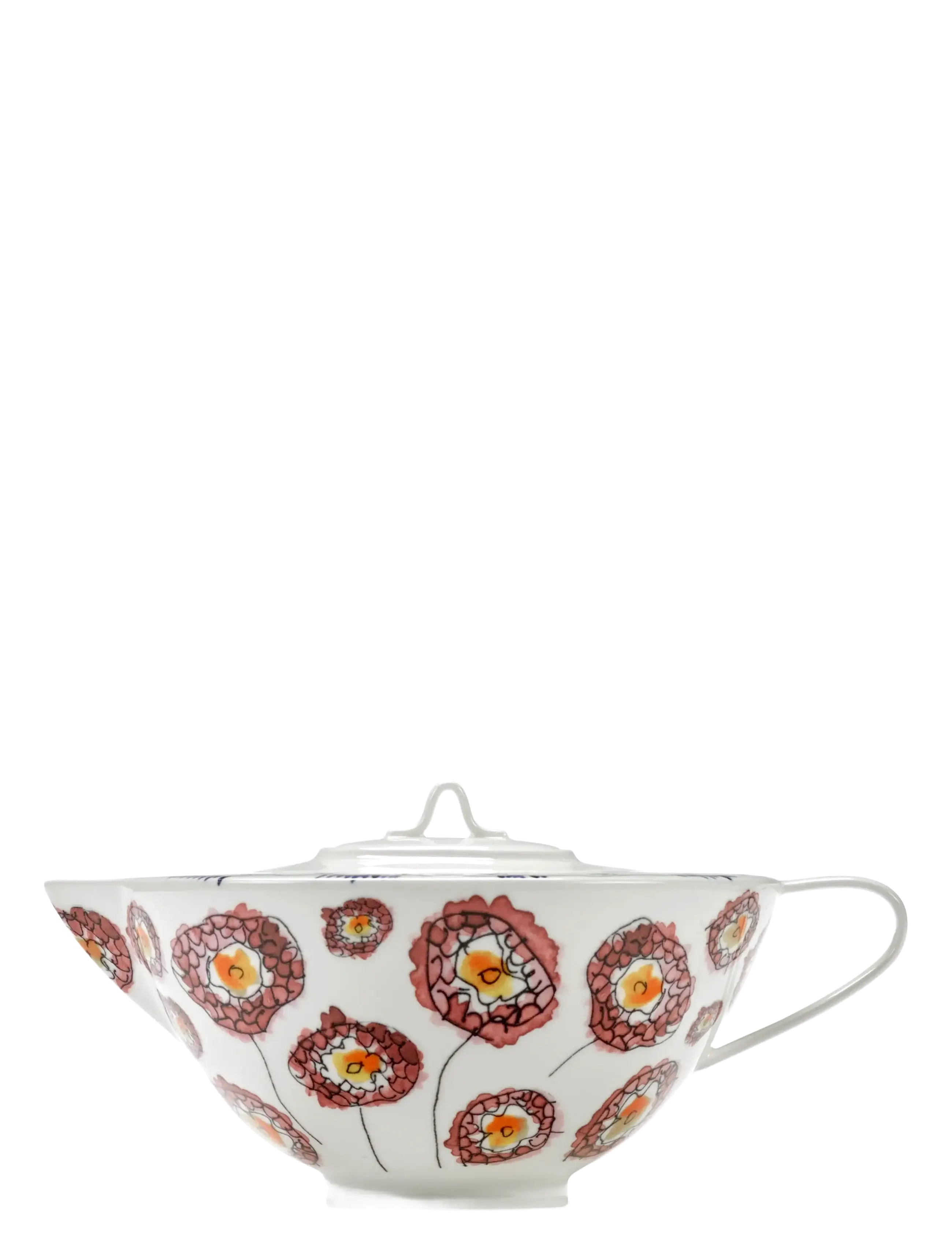 Serax - Serax Marni Midnight Flowers Tea Pot D16cm Anemone milk - théières - red blue - 3