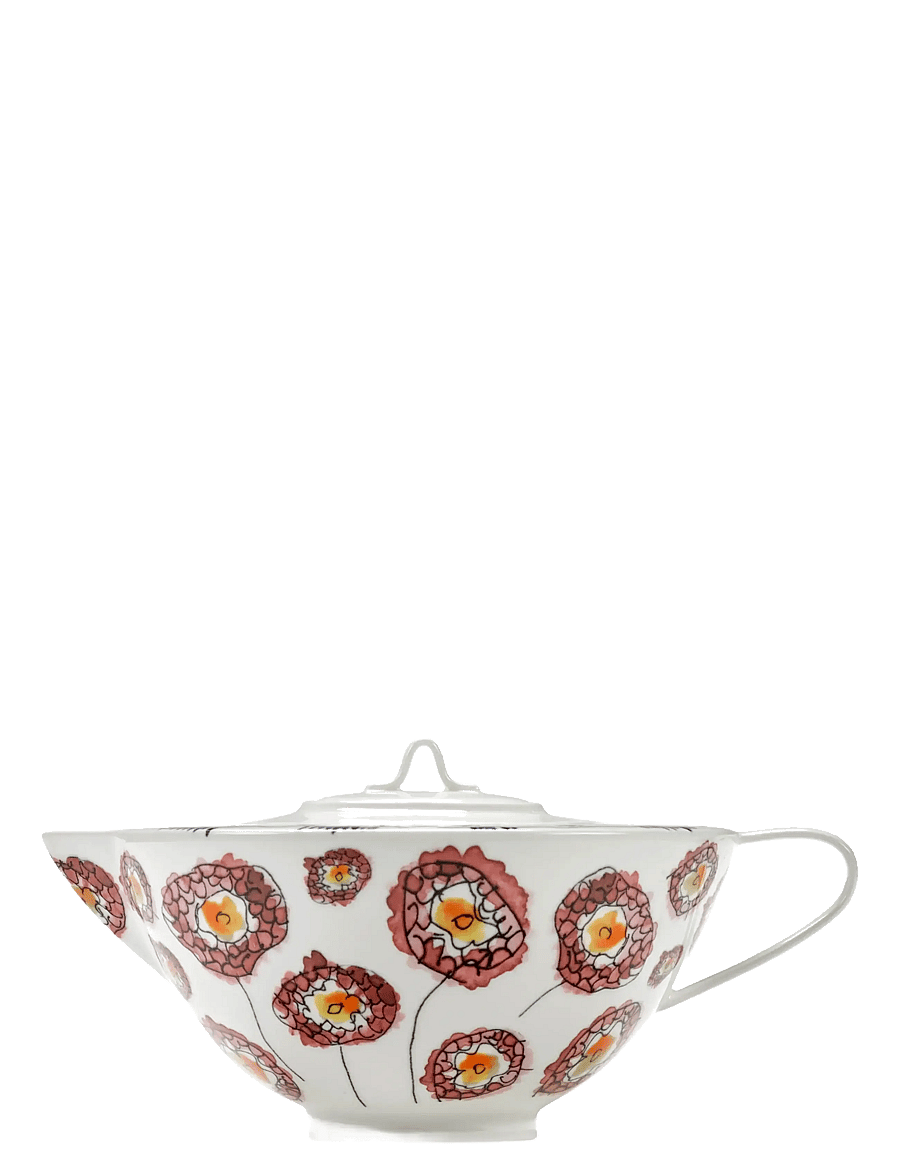 Serax - Serax Marni Midnight Flowers Tea Pot D16cm Anemone milk - teekannen - red blue - 3