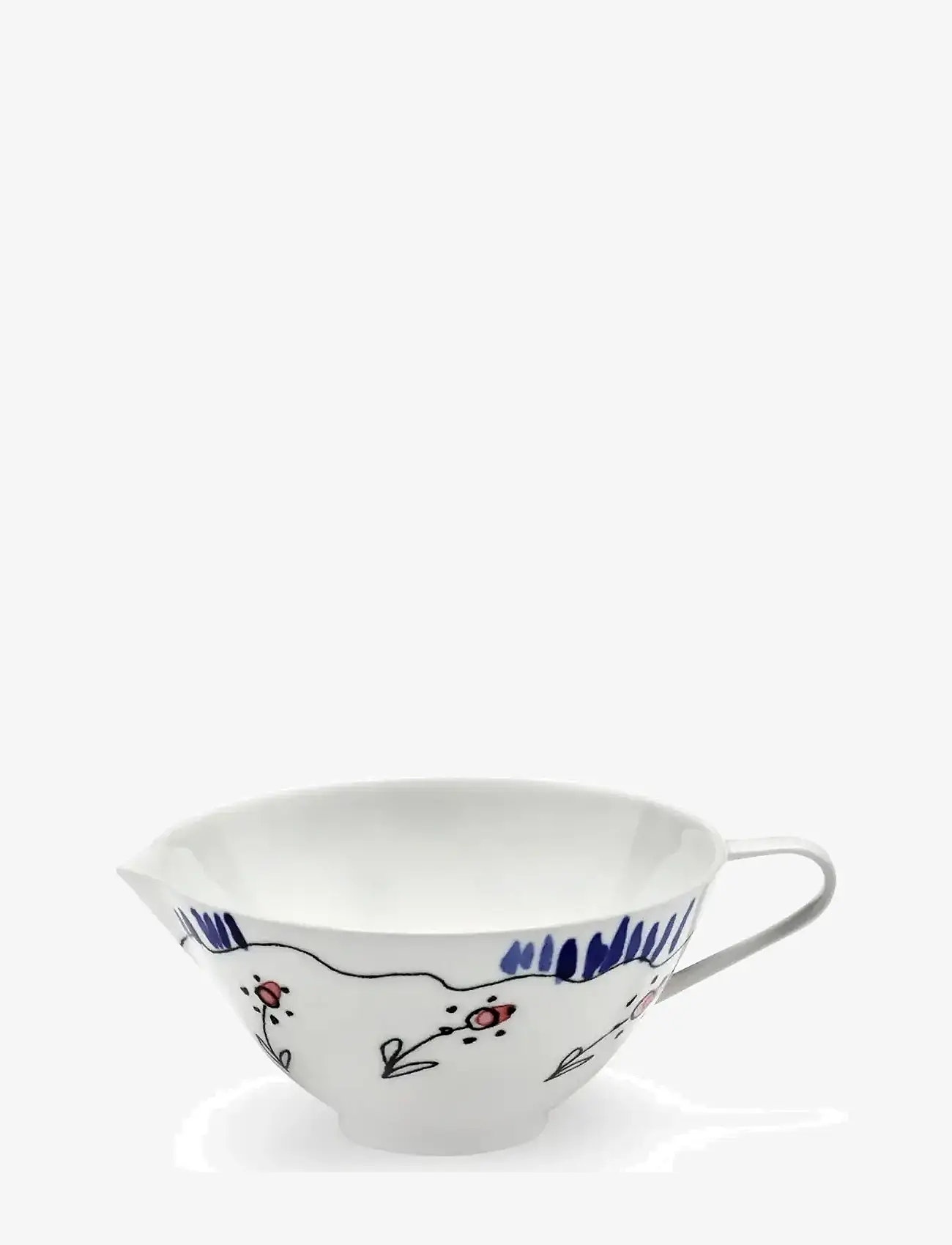 Serax - Serax Marni Midnight Flowers Jug Anemone D9.80cm Anemone milk - mælkekander - red blue - 1