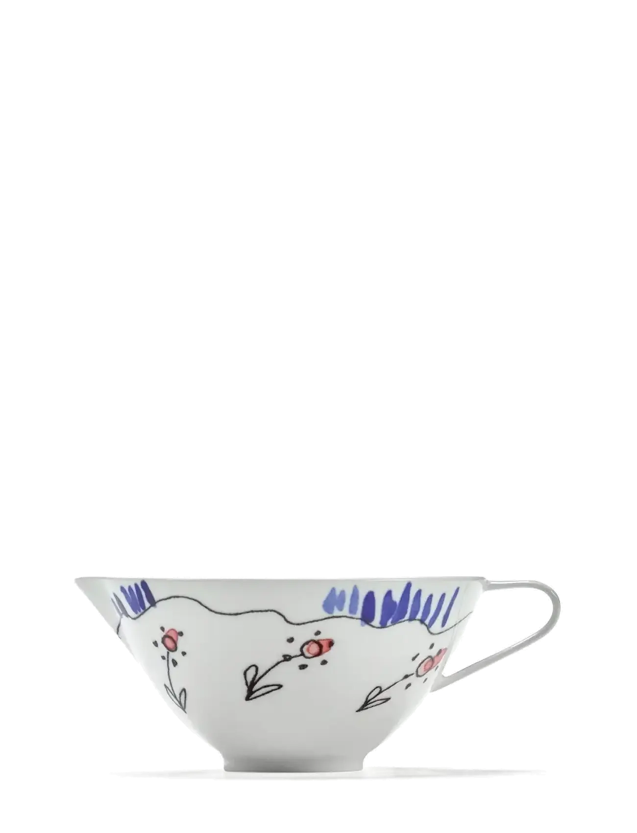 Serax - Serax Marni Midnight Flowers Jug Anemone D9.80cm Anemone milk - milchkännchen - red blue - 2