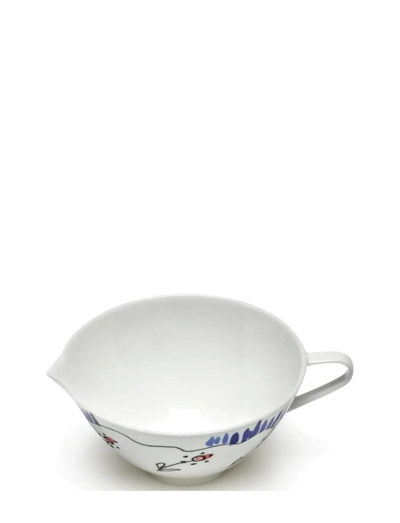 Serax - Serax Marni Midnight Flowers Jug Anemone D9.80cm Anemone milk - milchkännchen - red blue - 3