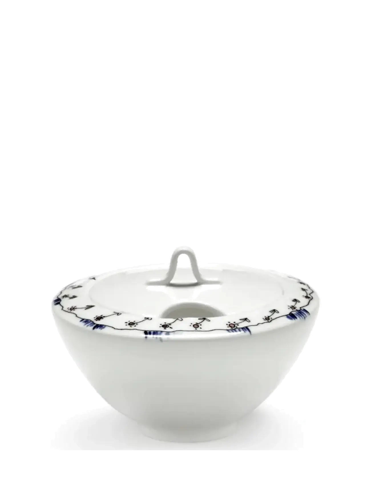 Serax Serax Marni Midnight Flowers Sugar Bowl D10cm Anemone milk - Serax - RED BLUE / white