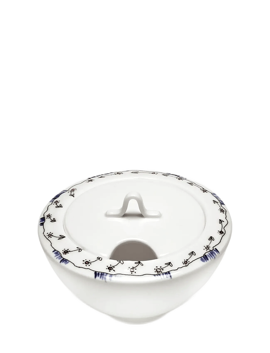 Serax - Serax Marni Midnight Flowers Sugar Bowl D10cm Anemone milk - suhkrutoosid - red blue - 2