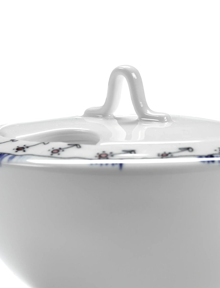 Serax - Serax Marni Midnight Flowers Sugar Bowl D10cm Anemone milk - suhkrutoosid - red blue - 4