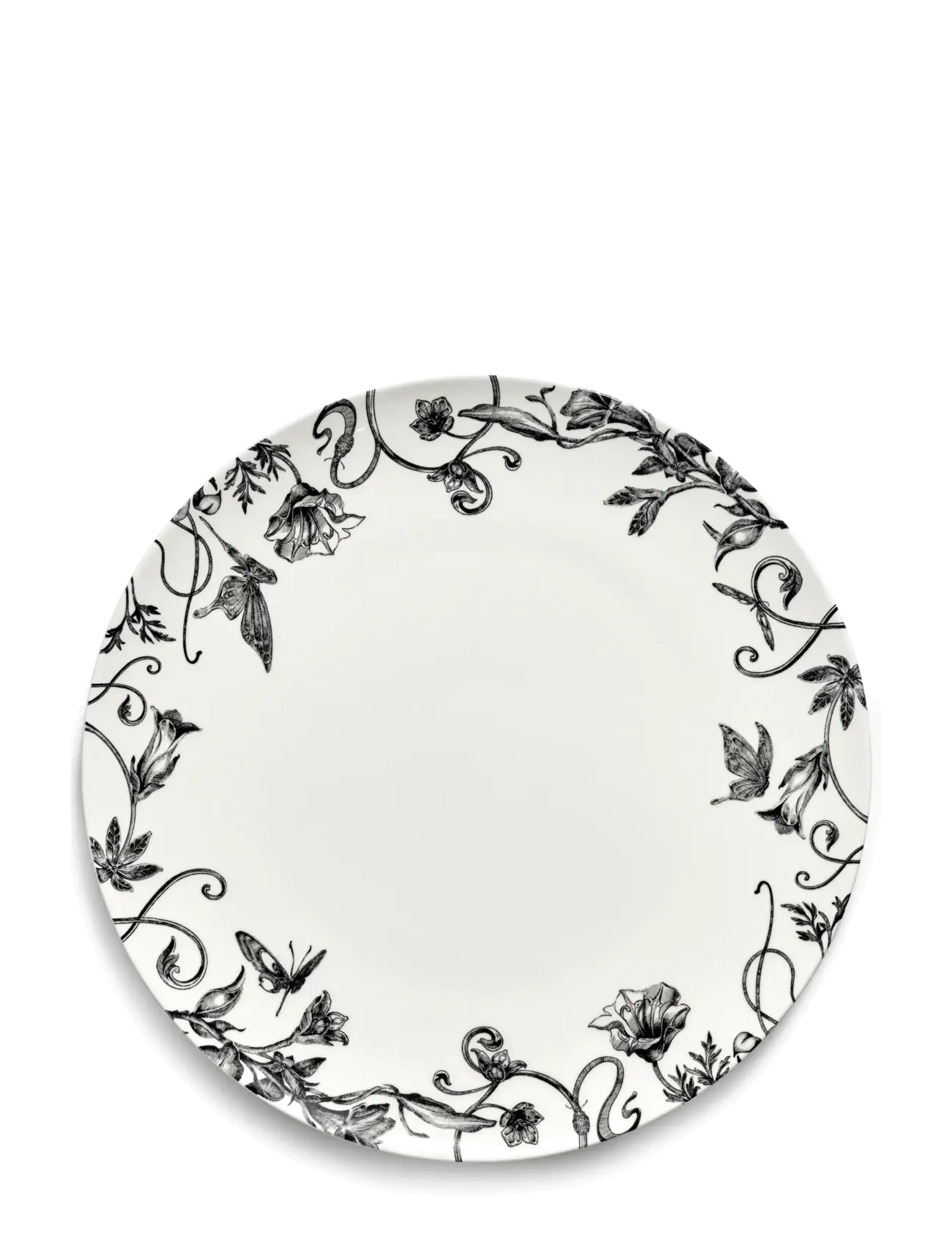 PLATE L FLORAL FANTASY UNITY SET/2 - WHITE