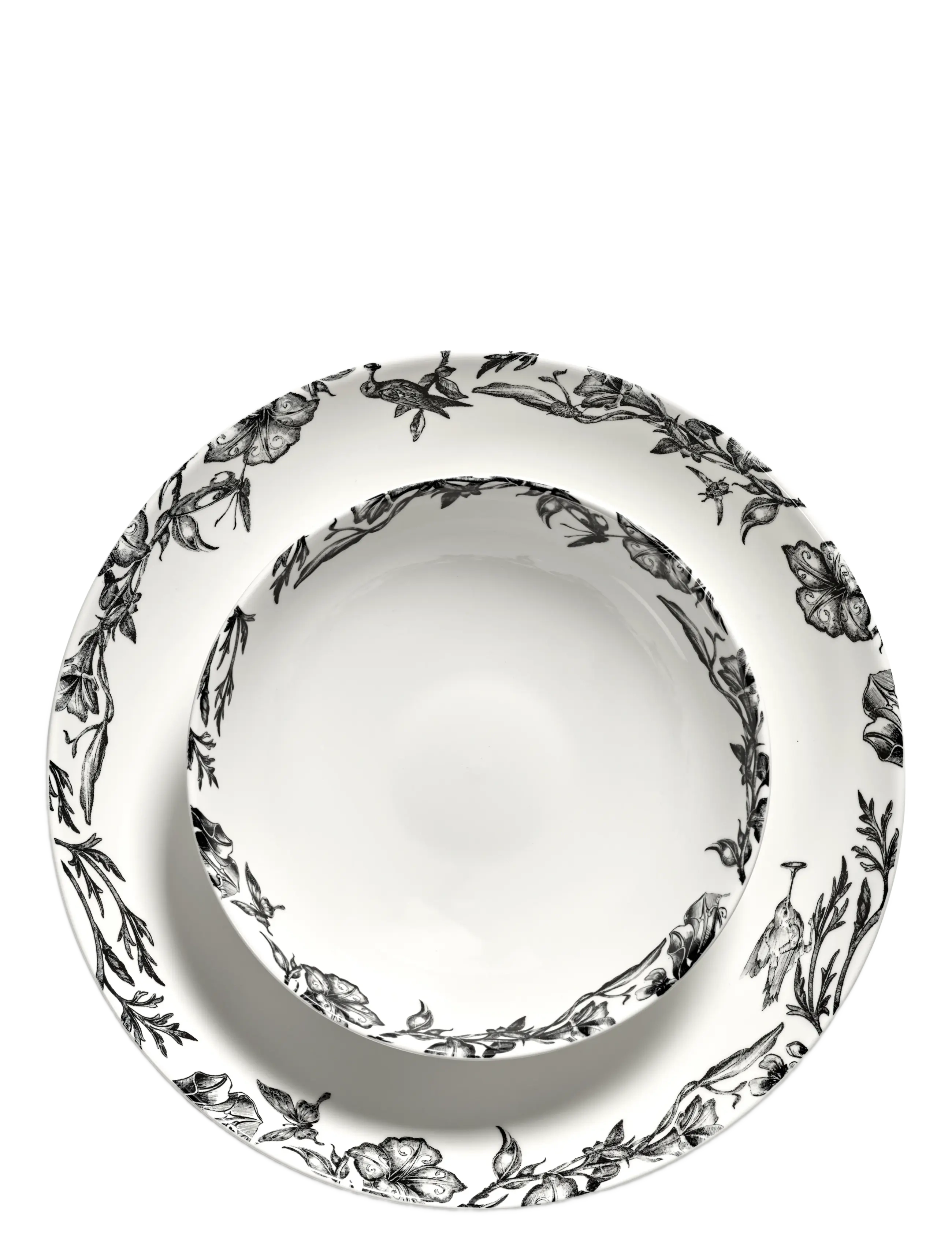 Serax - LOW BOWL L ENCHANTED GARDEN UNITY SET/2 - serveerimisnõud - white - 1