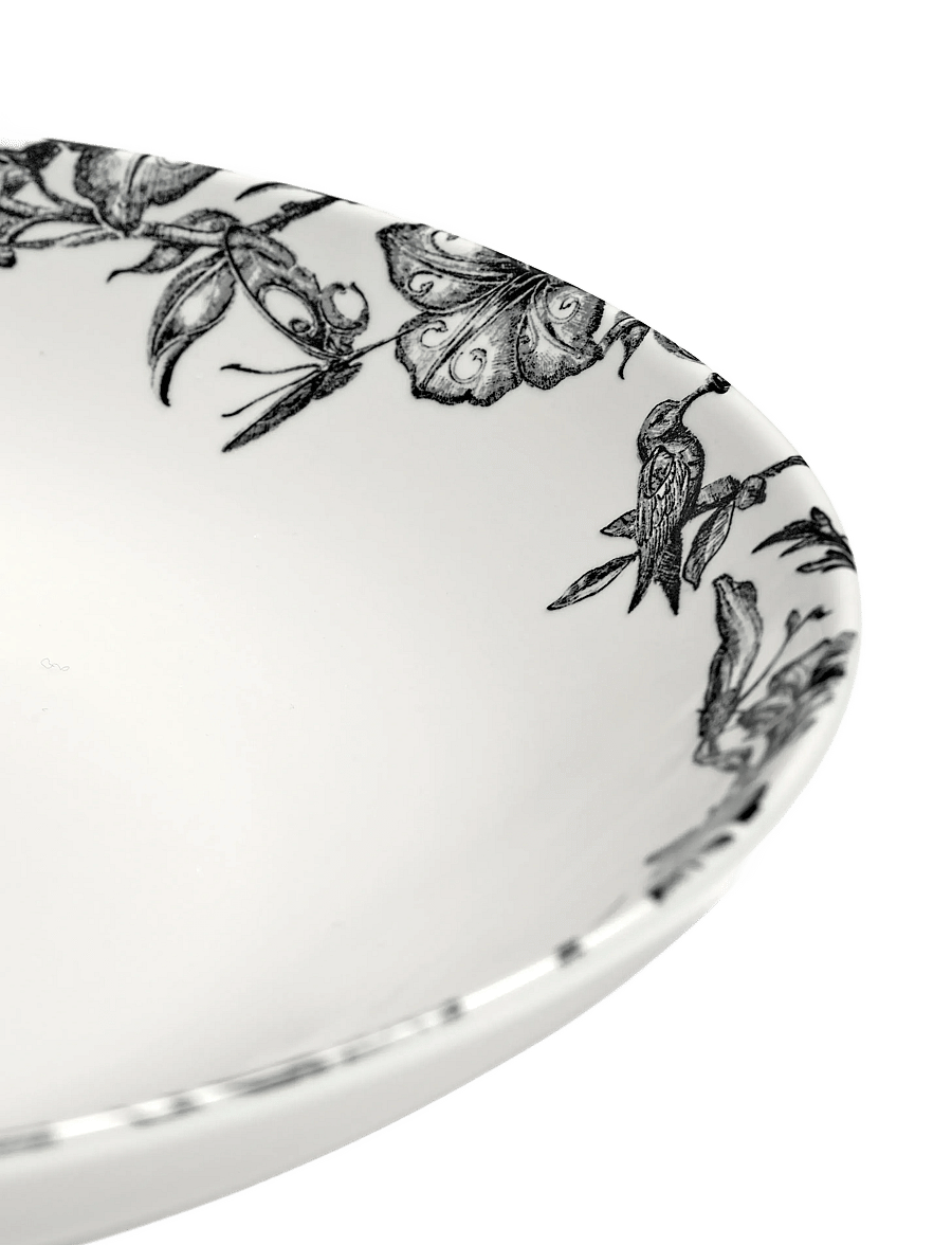Serax - LOW BOWL L ENCHANTED GARDEN UNITY SET/2 - serviravimo dubenėliai - white - 3