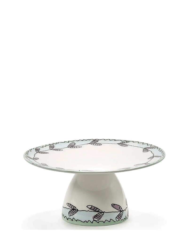 Serax - CAKE STAND S BLOSSOM MILK MF - taartschotels - pink blue - 0